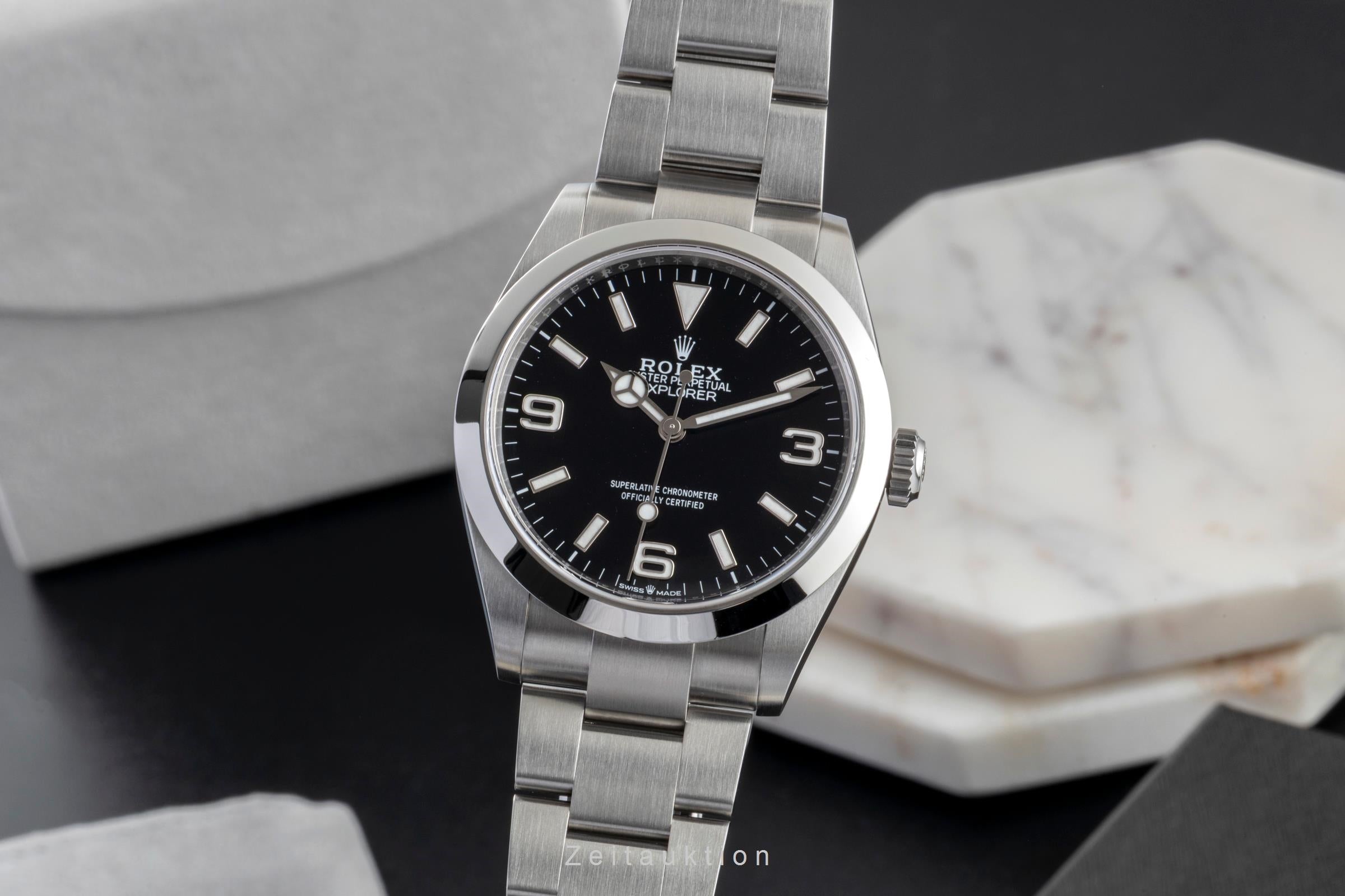 Rolex Explorer acier automatique montre pour hommes 224270  [2600995]