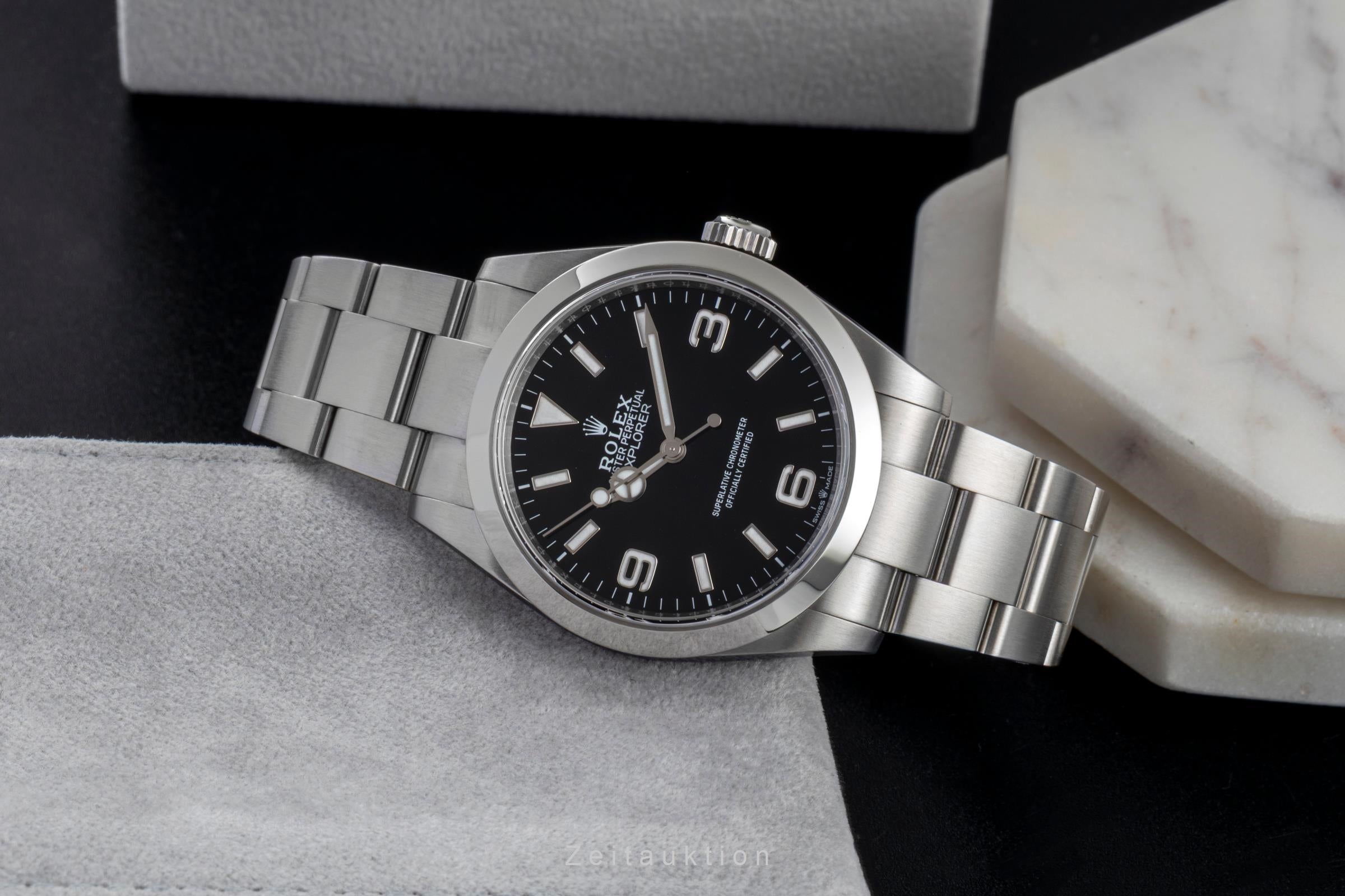 Rolex Explorer acier automatique montre pour hommes 224270  [2600995]