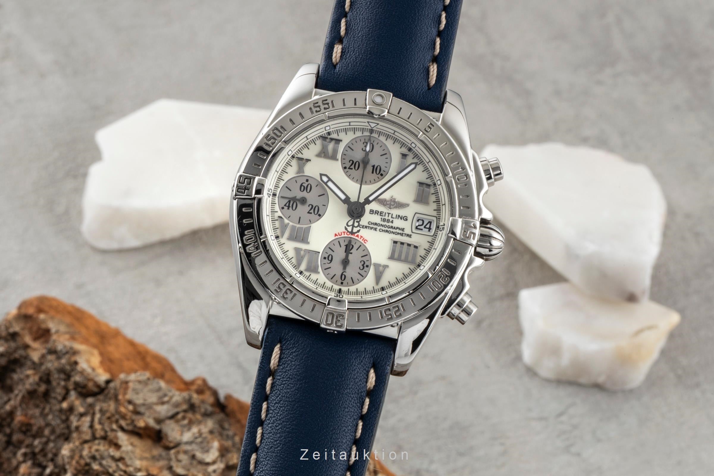 Breitling Cockpit chronograph steel automatic Kal. B13 Ref. A13358