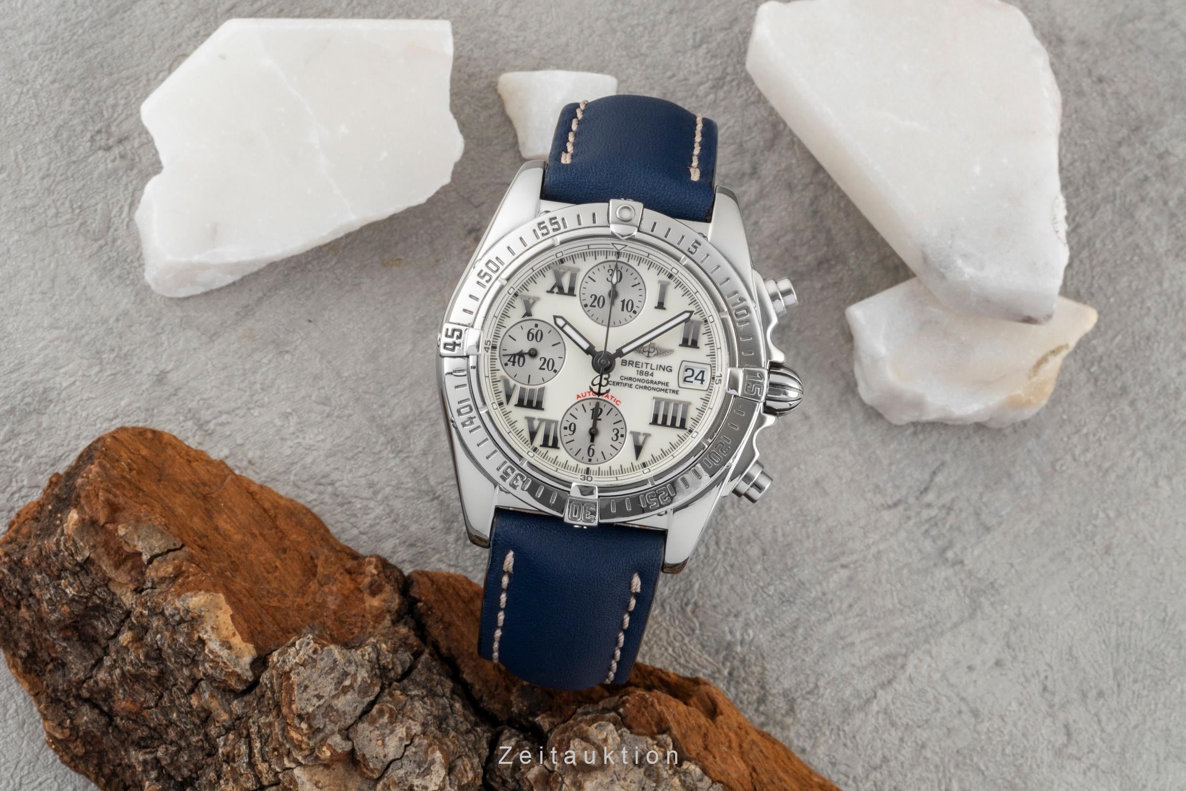 Breitling Cockpit chronograph steel automatic Kal. B13 Ref. A13358
