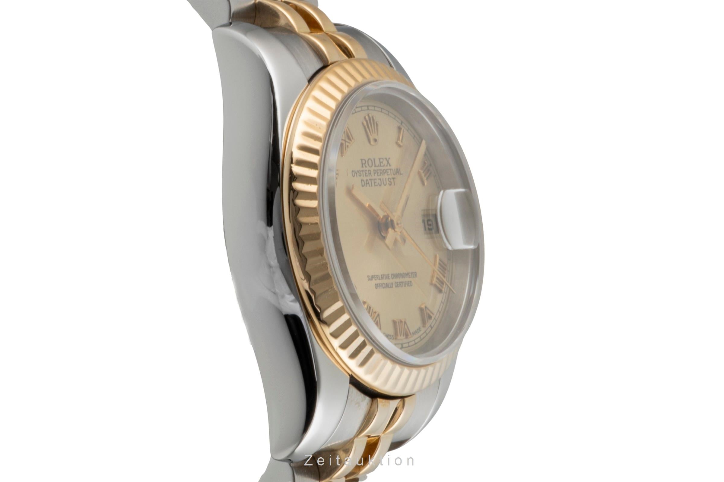 Rolex Lady Datejust Stahl / Gold Automatik Oyster Perpetual Ref 179173 B&P 2005 [2600997]