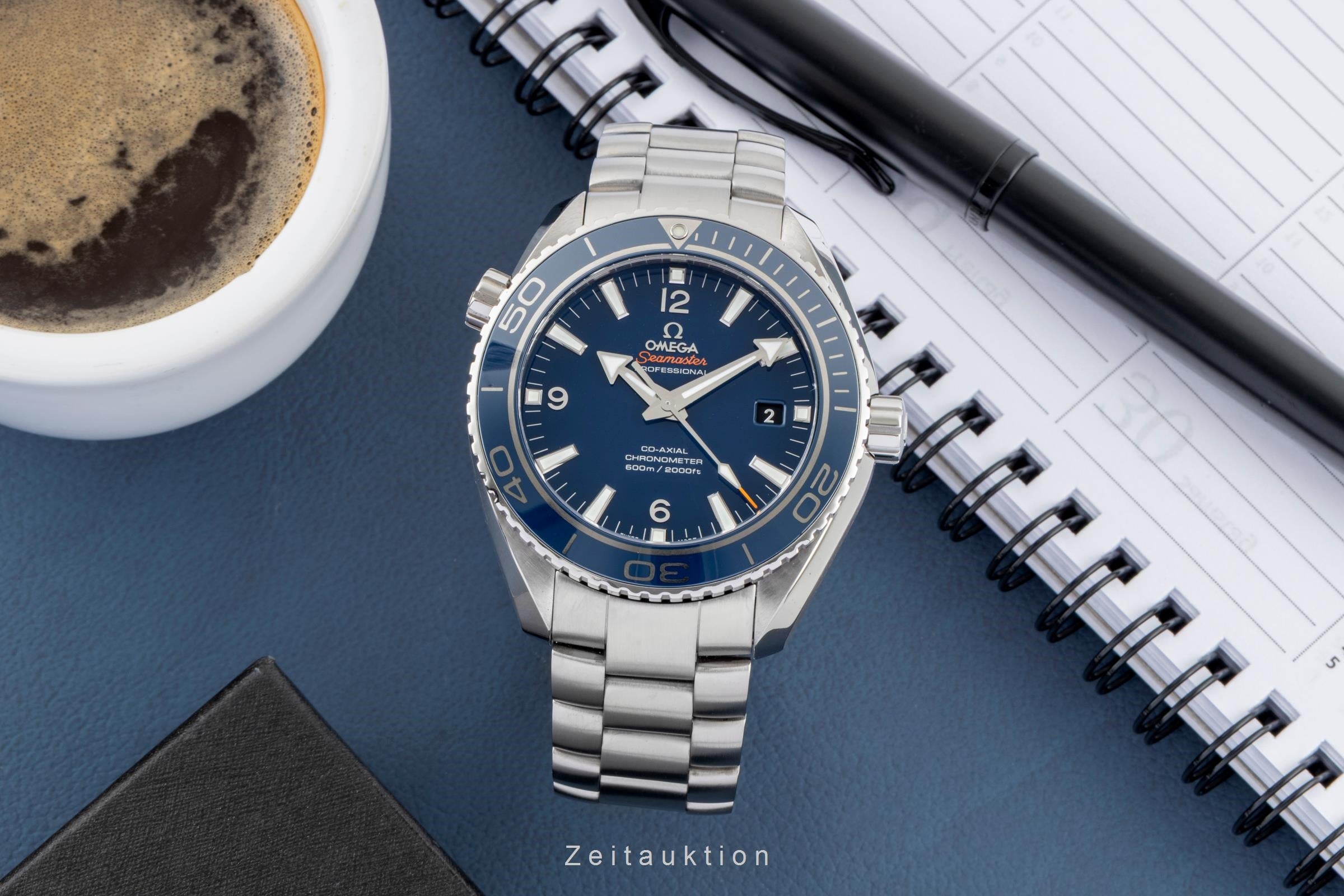 Omega Seamaster Planet Ocean 600M Co-Axial Titan Ref. 232.90.46.21.03.001 B&P [2600999]