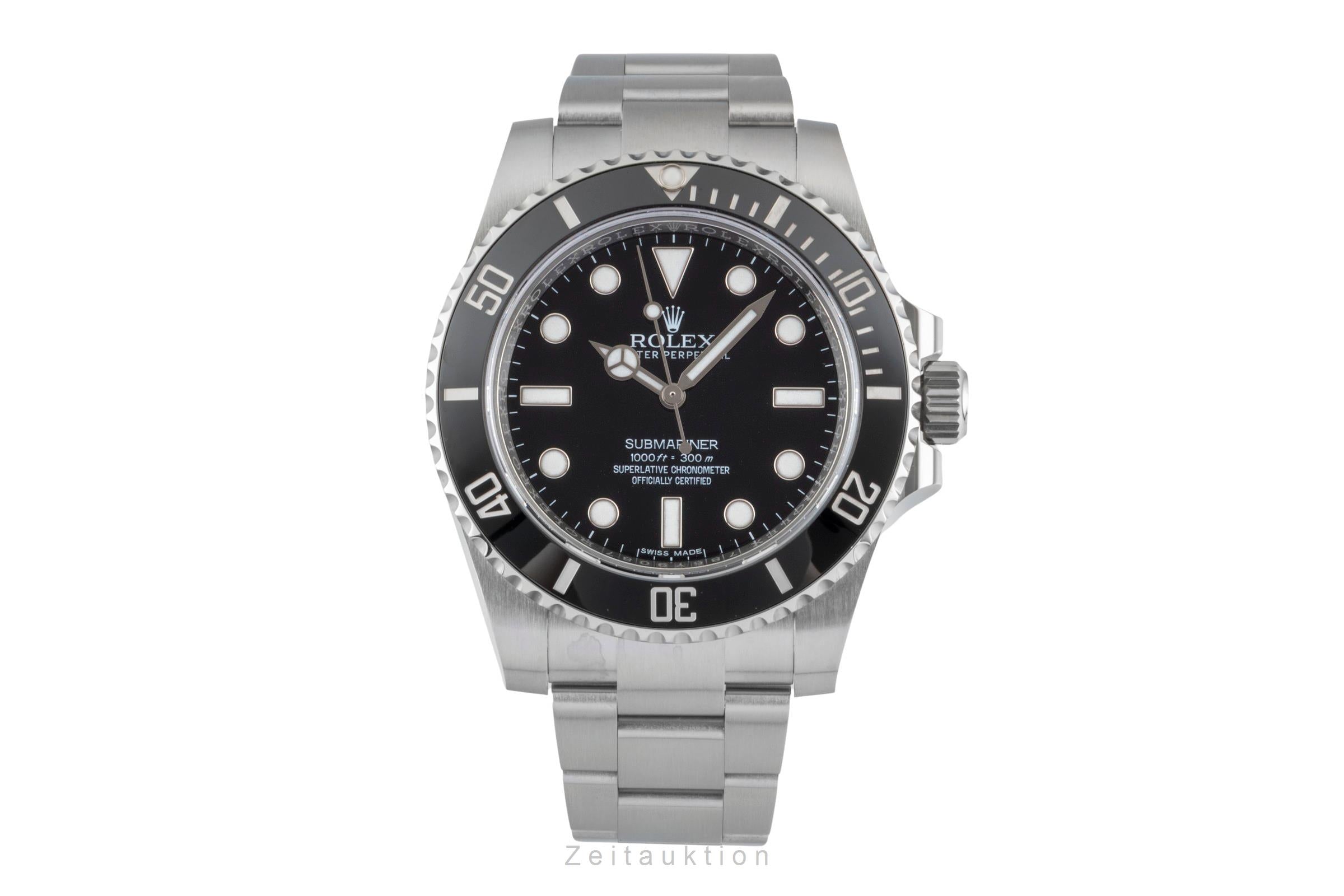 Rolex Submariner No Date Stahl Automatik Herrenuhr Ref. 114060  [2601000]