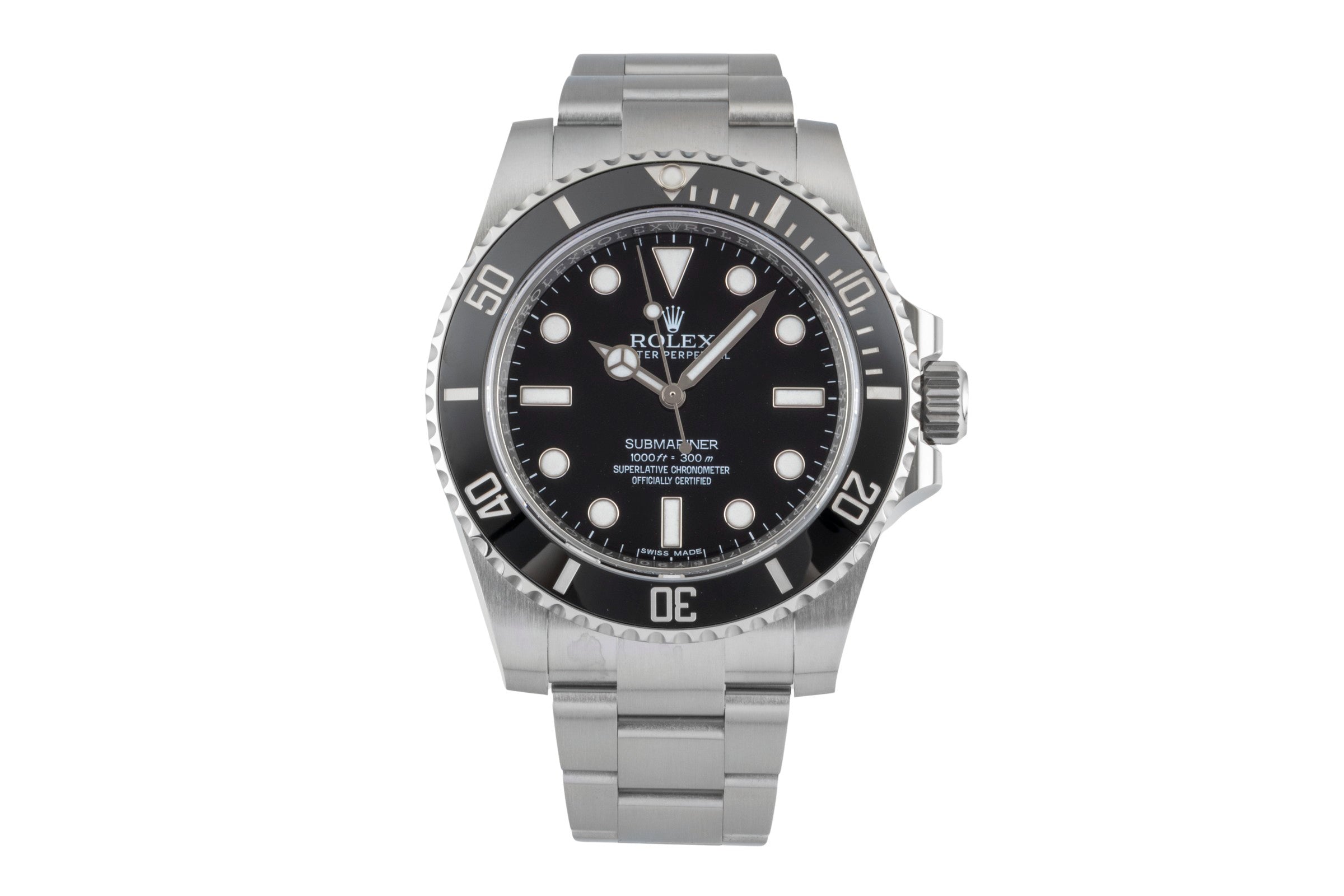 Rolex Submariner No Date Stahl Automatik Herrenuhr Ref. 114060  [2601000]