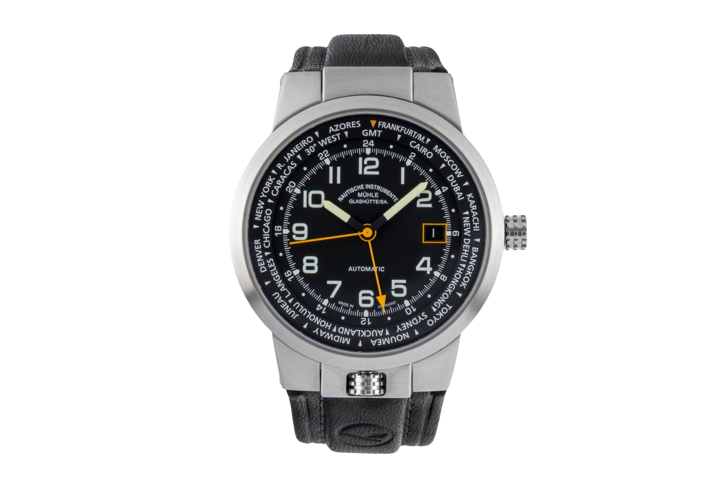 Mühle acero automático reloj para caballeros M1-35-23-LB  [2601001]