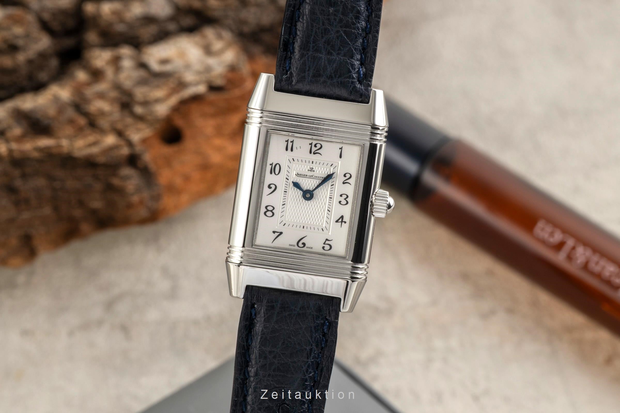 Jaeger LeCoultre Reverso Diamanten Handaufzug Ref. Q2668420 266.8.44 B&P 2012 [2601006]