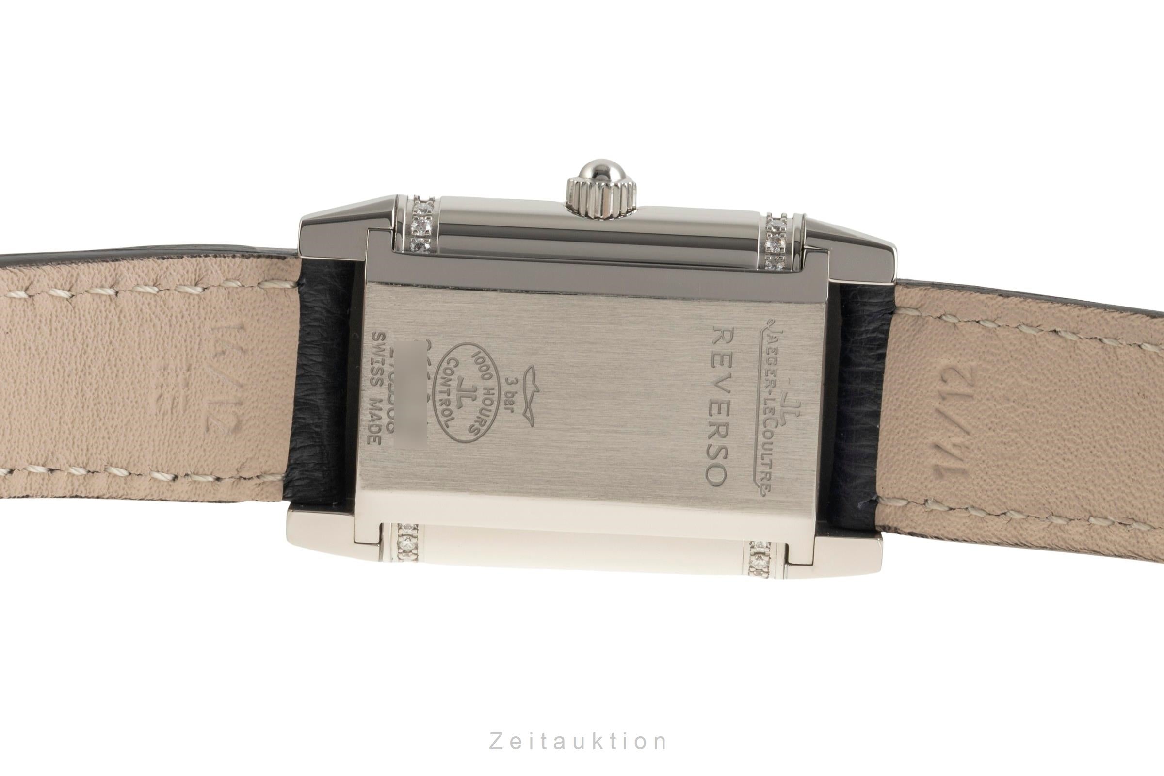 Jaeger LeCoultre Reverso Diamanten Handaufzug Ref. Q2668420 266.8.44 B&P 2012 [2601006]