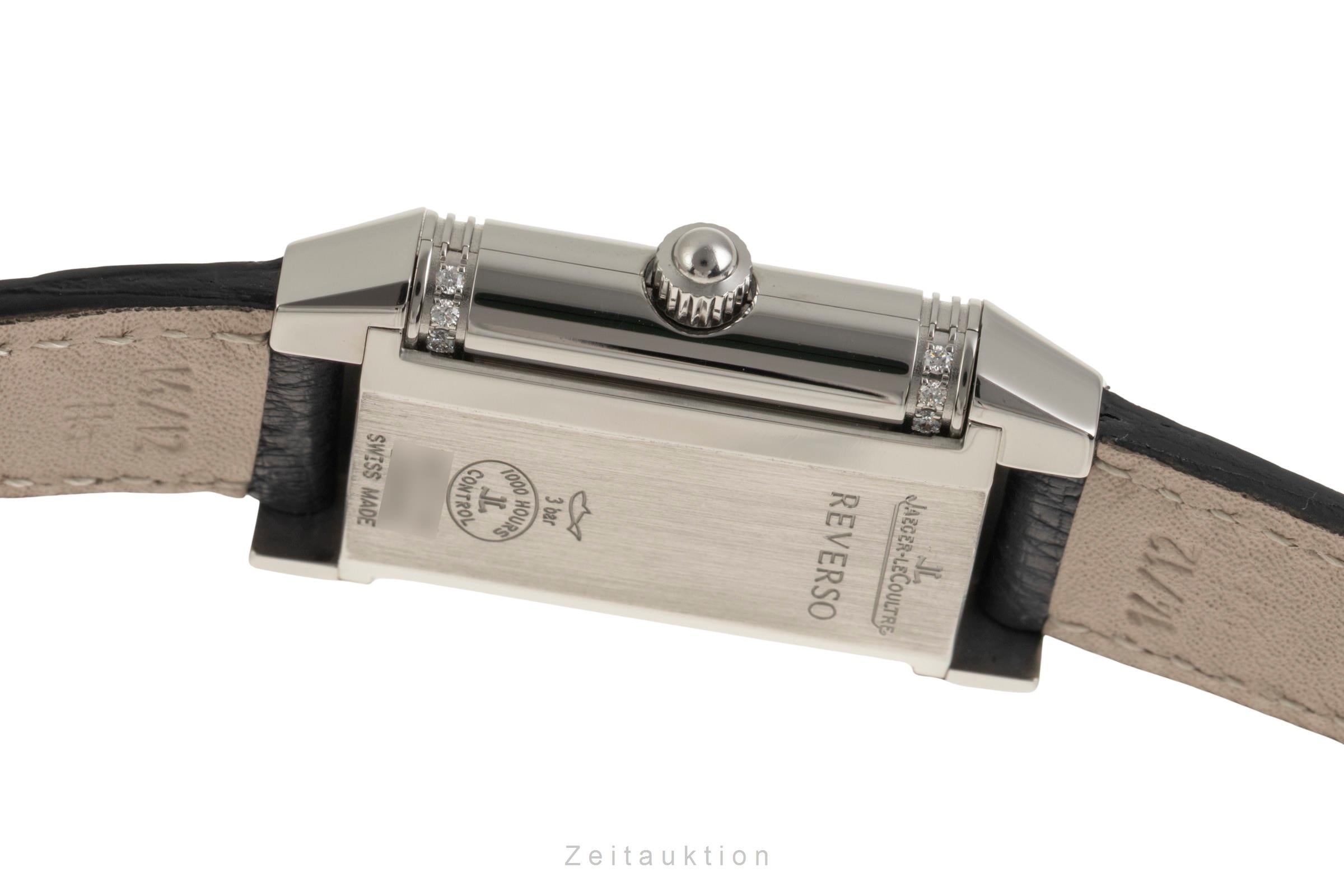 Jaeger LeCoultre Reverso Diamanten Handaufzug Ref. Q2668420 266.8.44 B&P 2012 [2601006]
