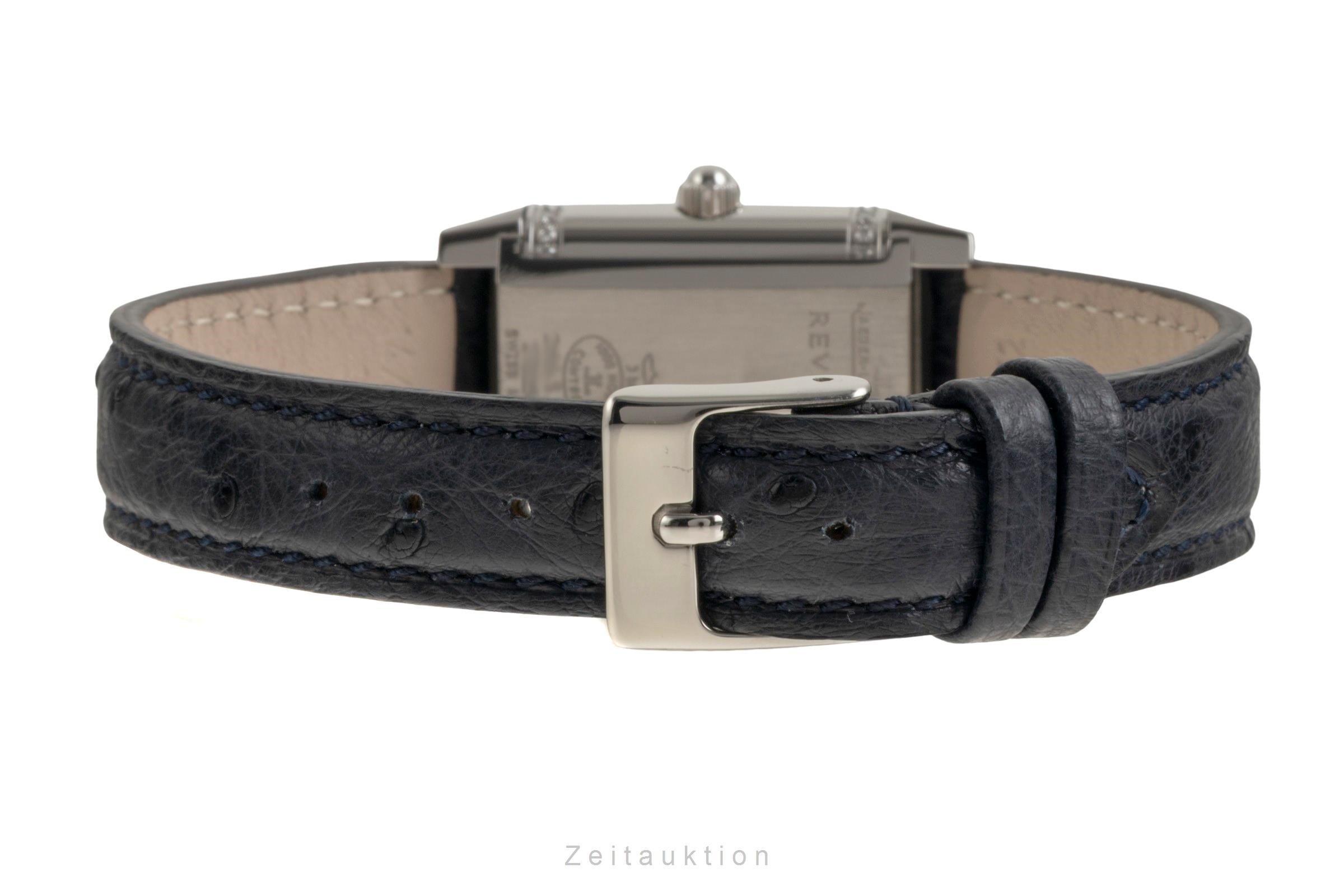 Jaeger LeCoultre Reverso Diamanten Handaufzug Ref. Q2668420 266.8.44 B&P 2012 [2601006]
