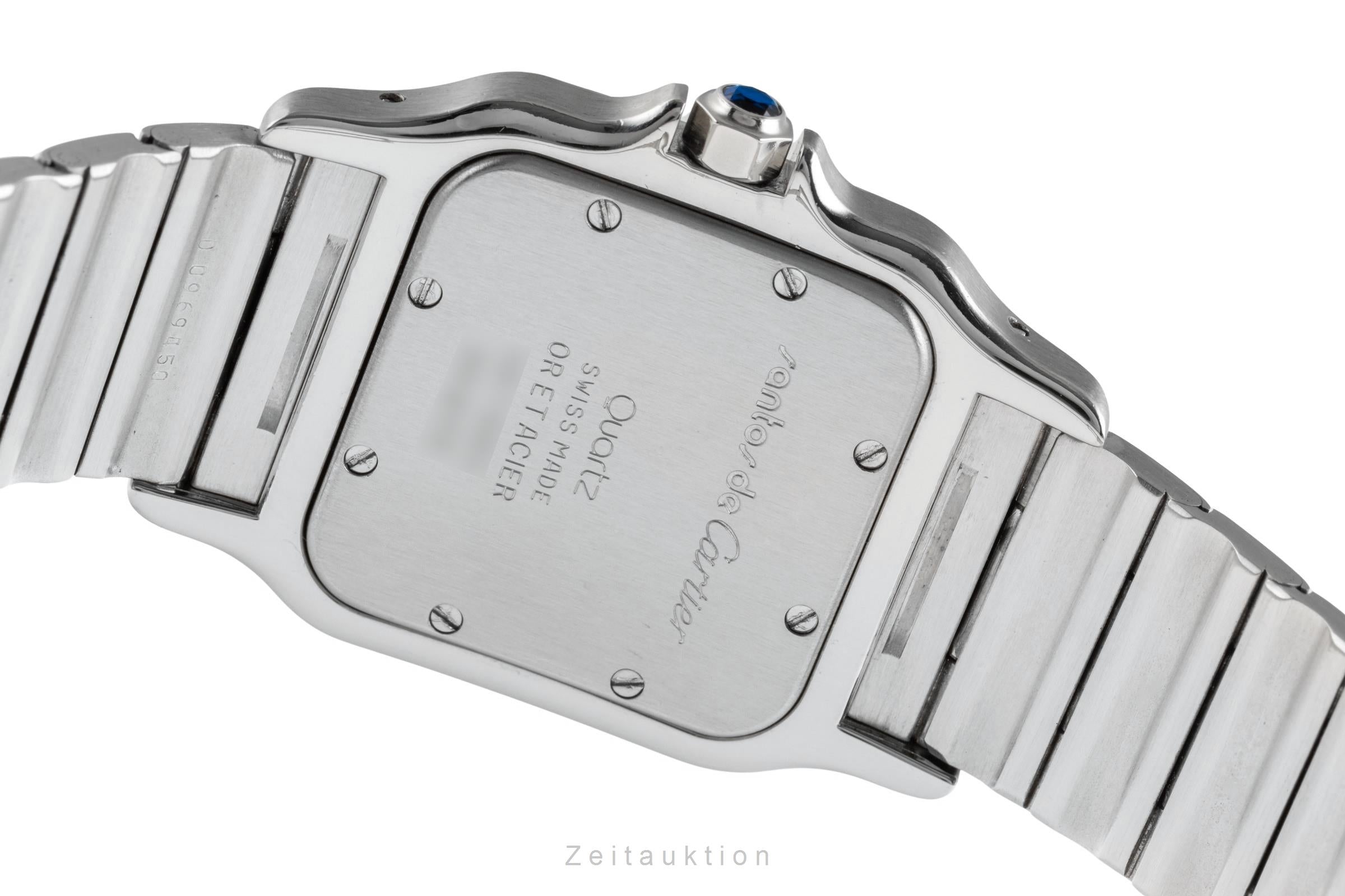 Cartier Santos Galbée Date Edelstahl / Gold Medium Size Ref. W20011C4 Klassiker [2601012]