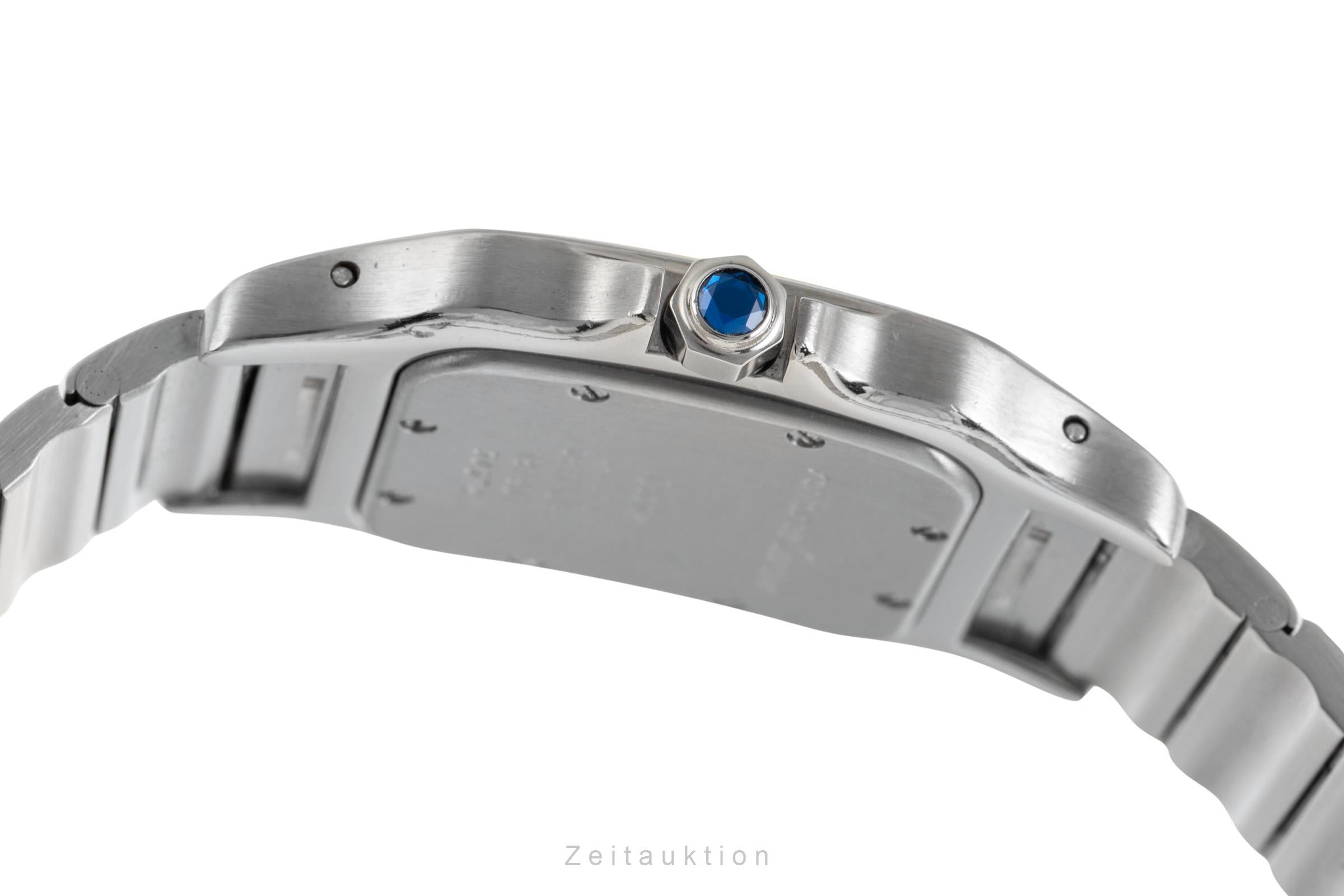 Cartier Santos Galbée Date Edelstahl / Gold Medium Size Ref. W20011C4 Klassiker [2601012]