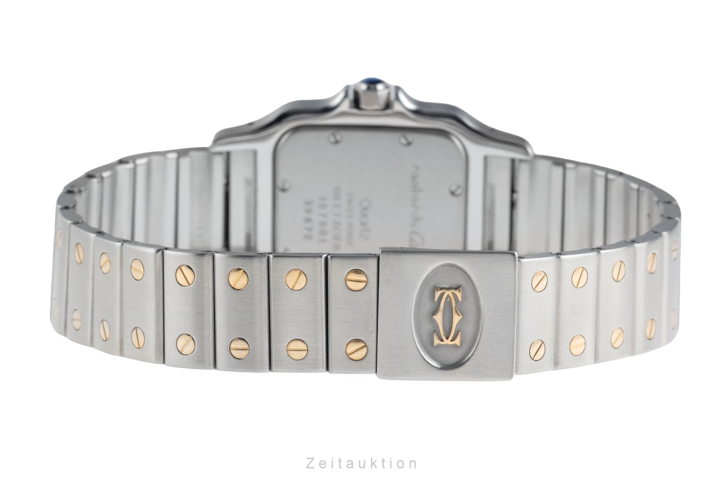 Cartier Santos Galbée Date Edelstahl / Gold Medium Size Ref. W20011C4 Klassiker [2601012]