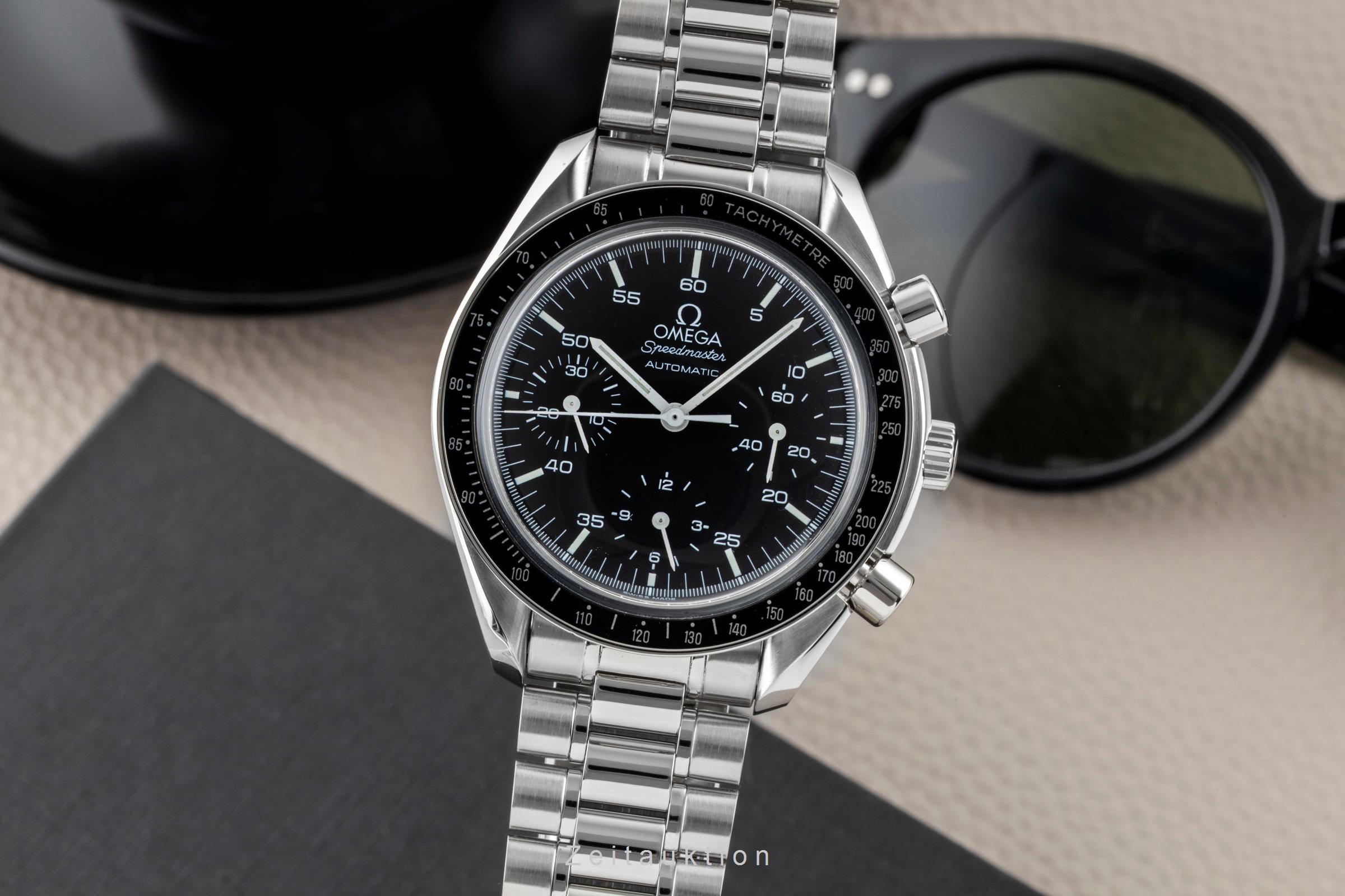 Omega Speedmaster chronograph steel automatic men's watch 3510.50.00  [2601013]