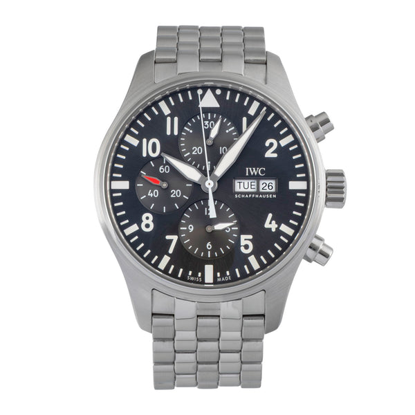 IWC Fliegerchronograph chronograph steel automatic men's watch IW377719  [2601015]
