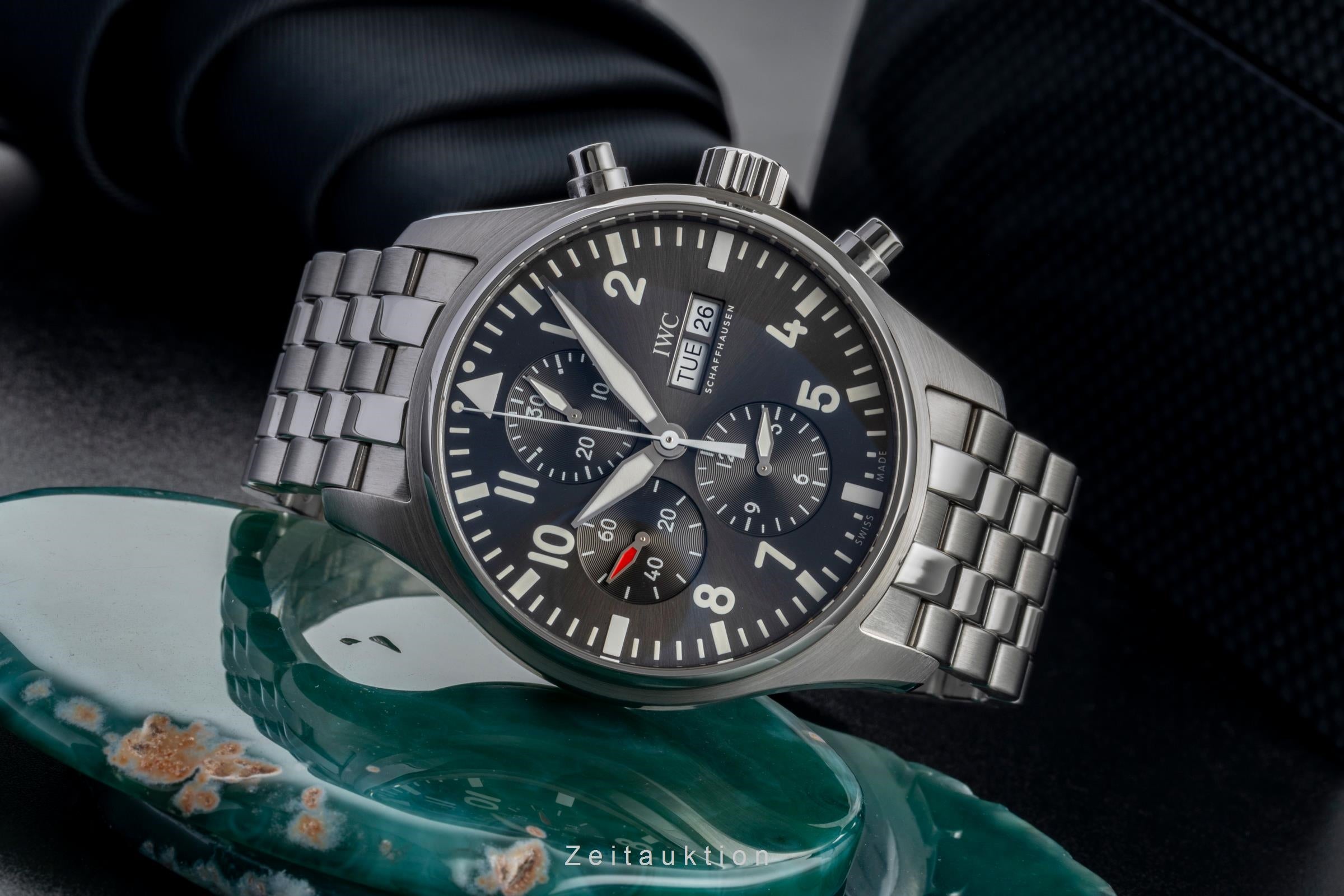 IWC Fliegerchronograph chronograph steel automatic men's watch IW377719  [2601015]
