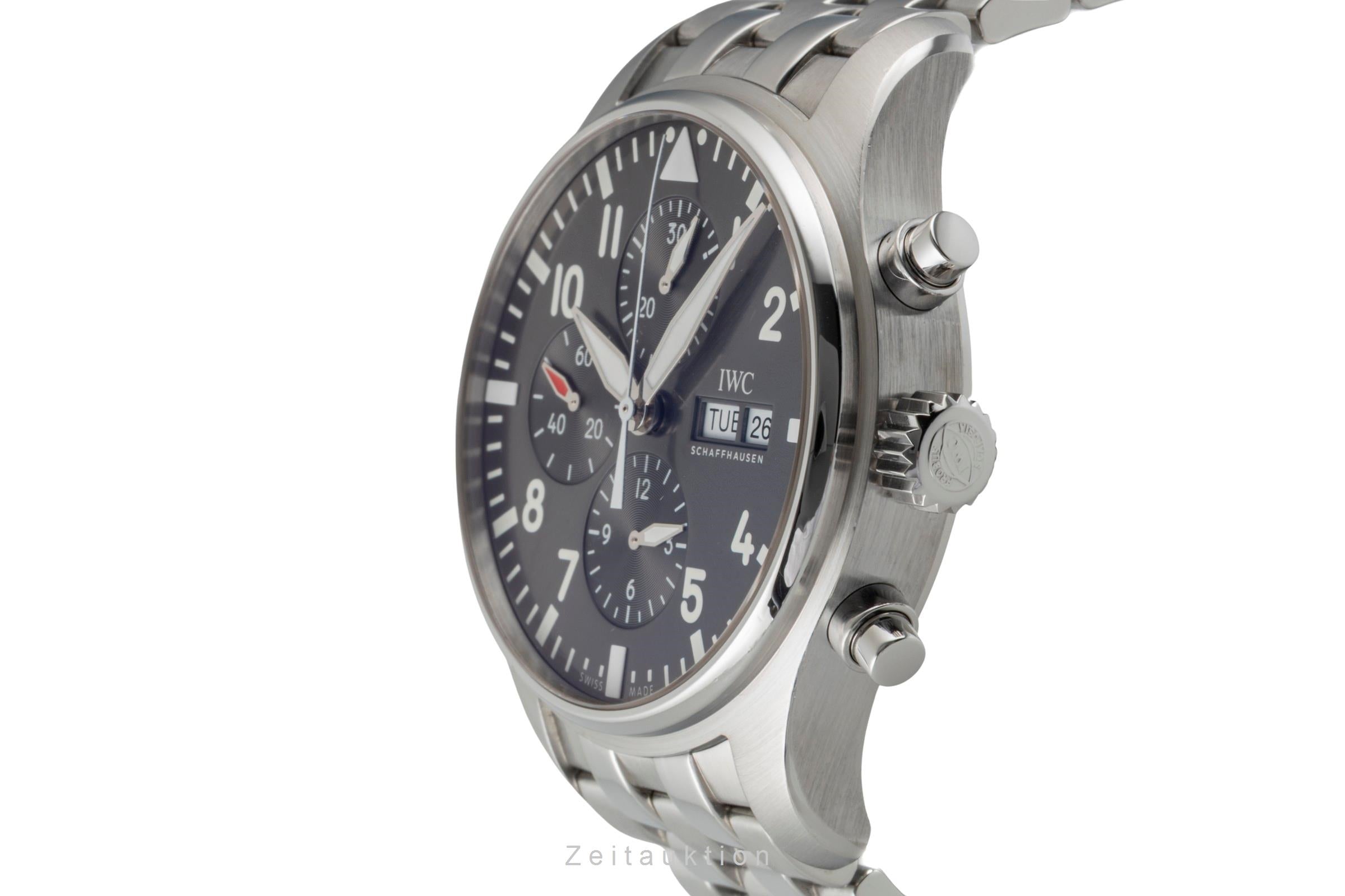 IWC Fliegerchronograph chronograph steel automatic men's watch IW377719  [2601015]