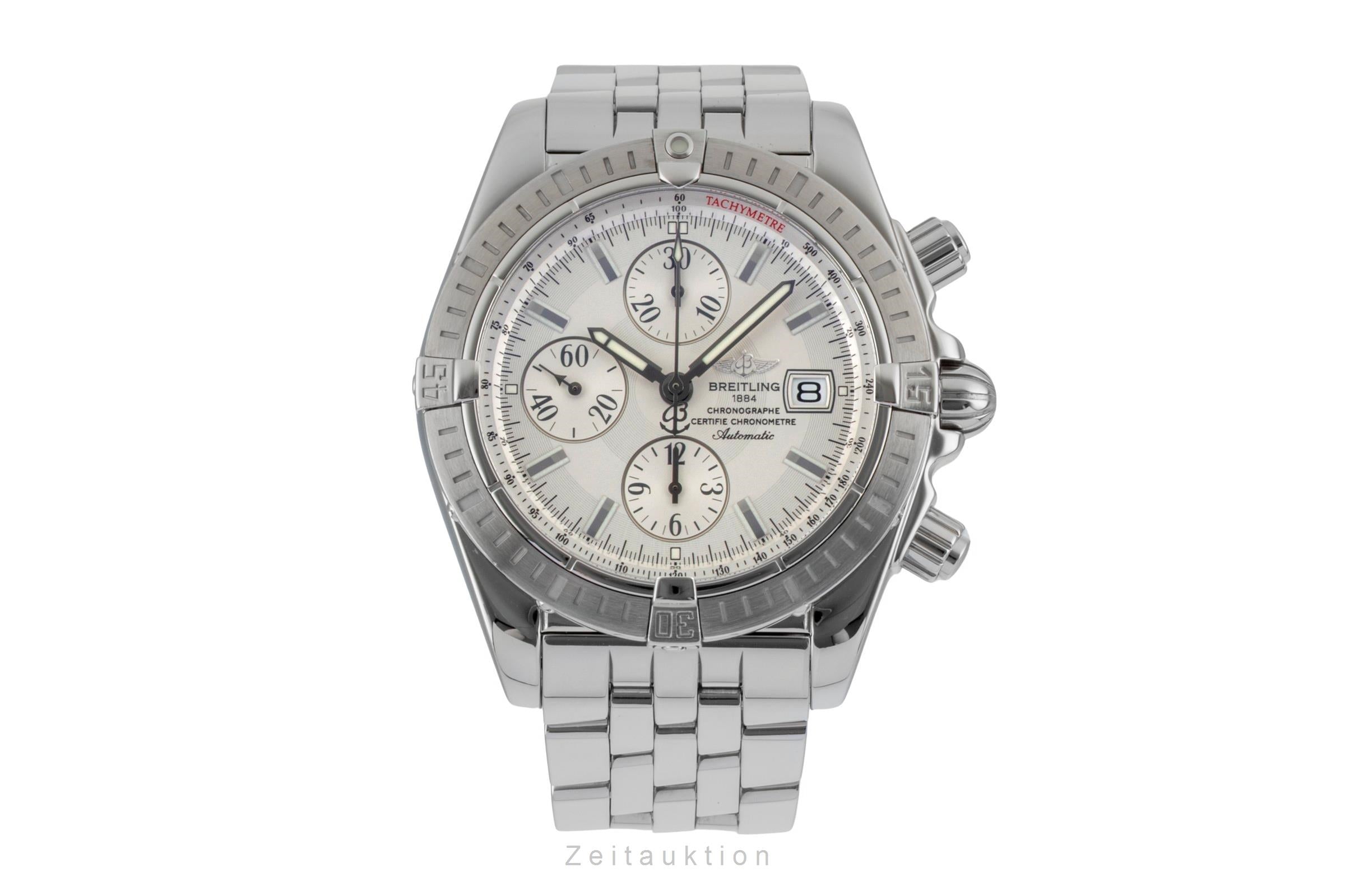 Breitling Evolution chronograph steel automatic Kal. B13 Ref