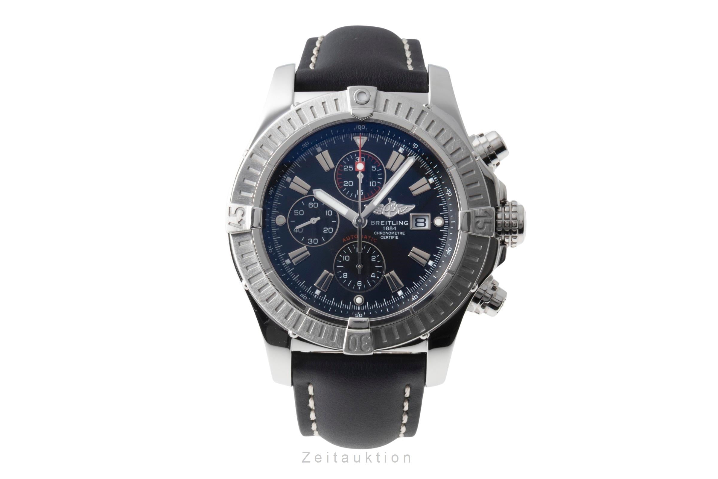 Breitling Super Avenger chronograph steel automatic men's watch A1337011/B907  [2601019]