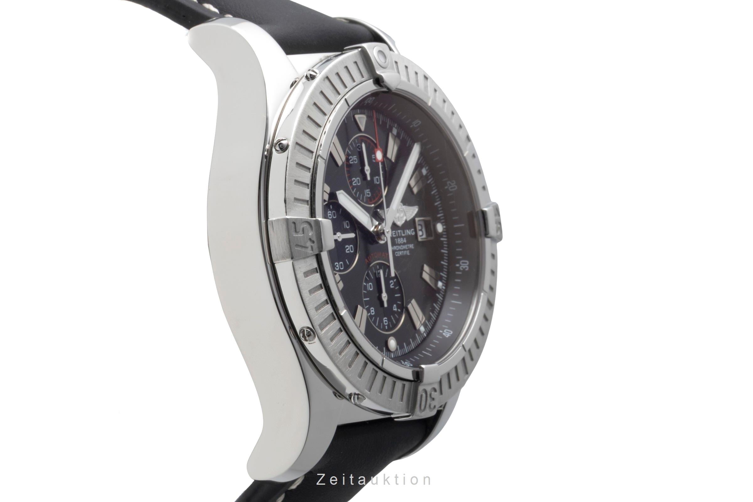 Breitling Super Avenger chronograph steel automatic men's watch A1337011/B907  [2601019]