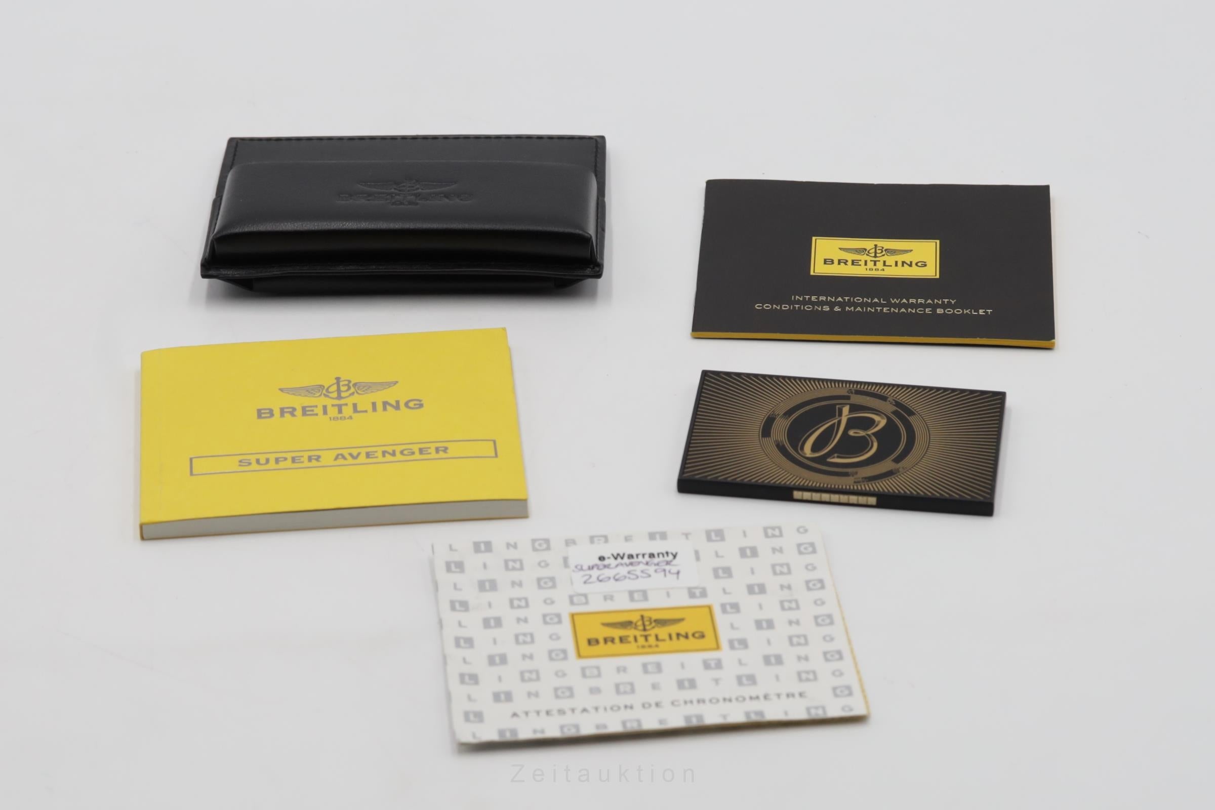 Breitling Super Avenger chronograph steel automatic men's watch A1337011/B907  [2601019]