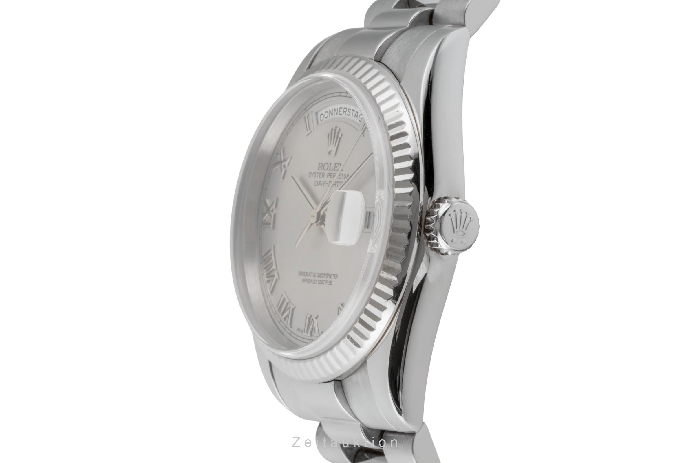 Rolex Day-Date 18k (0,750) Weissgold Automatik Herrenuhr Ref. 118239 P-Serie  [2601021]