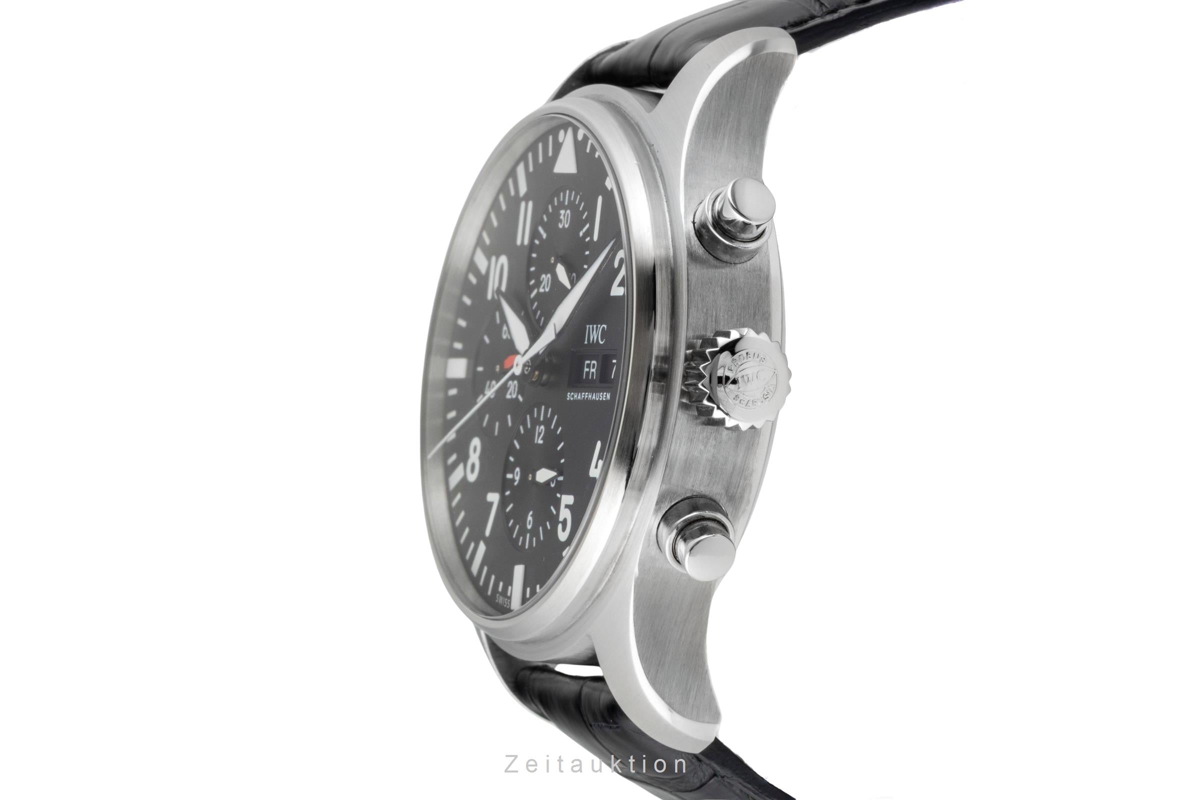 IWC Fliegerchronograph chronographe acier automatique montre pour hommes IW377709  [2601026]