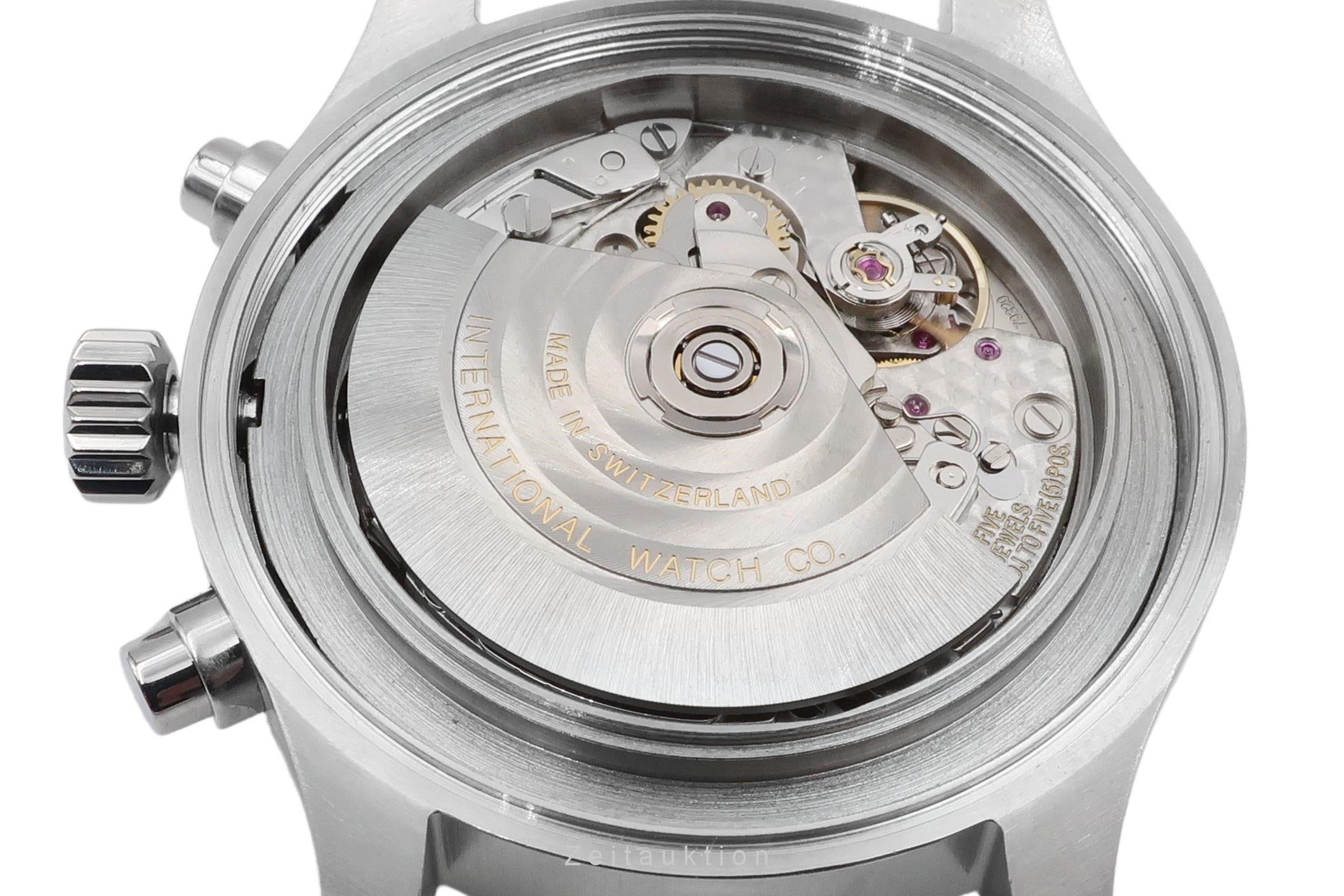 IWC Fliegerchronograph chronographe acier automatique montre pour hommes IW377709  [2601026]