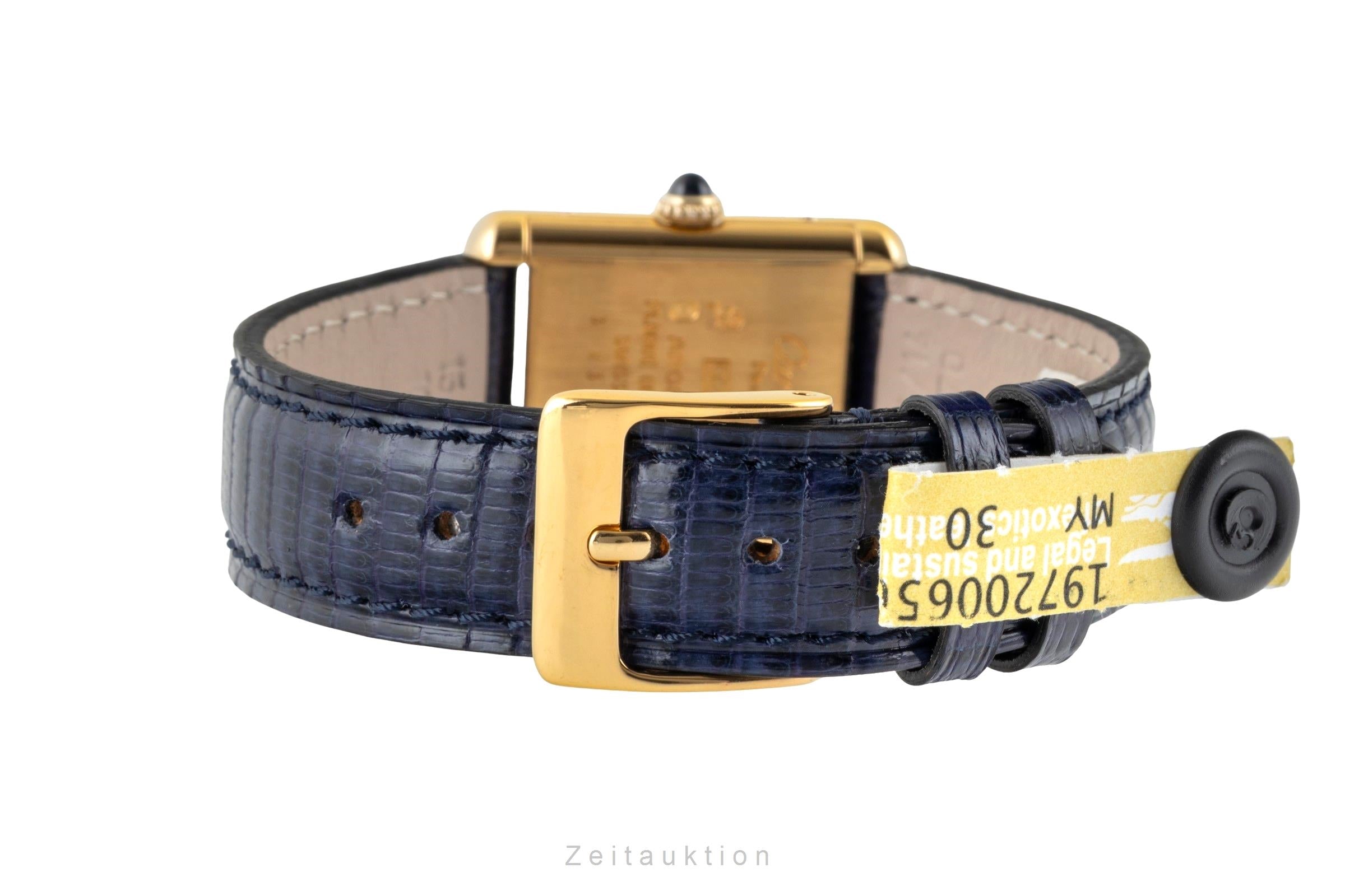 Cartier Tank argent doré à remontage manuel montre pour femmes 3  [2601027]