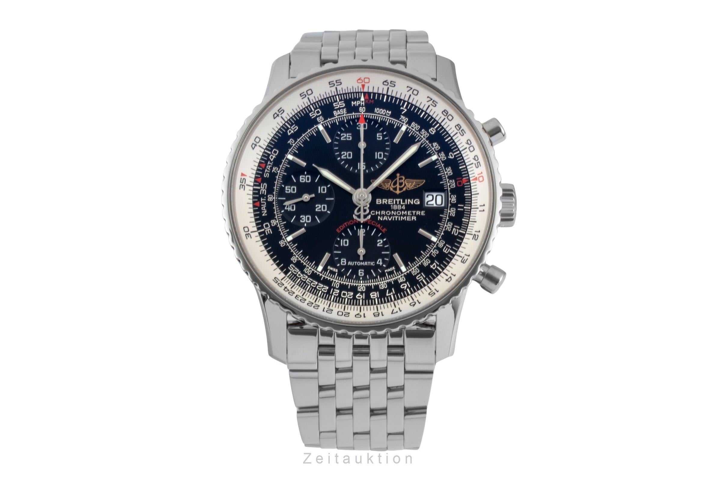 Breitling Navitimer Heritage chronograph steel automatic men's watch A1332412/BF27  [2601030]