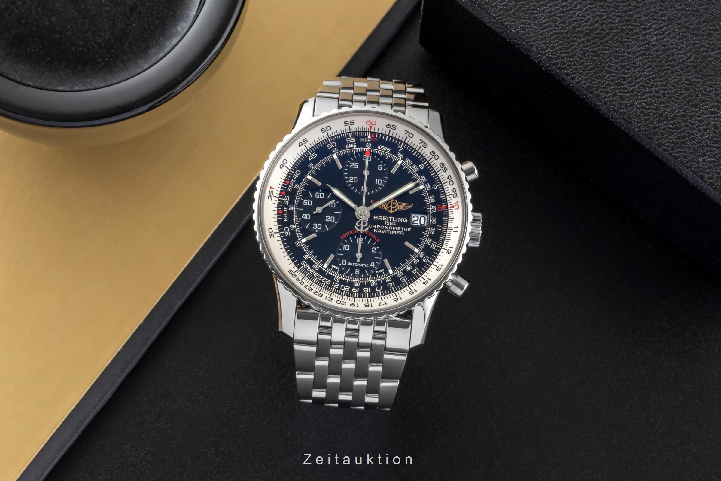 Breitling Navitimer Heritage chronograph steel automatic men's watch A1332412/BF27  [2601030]