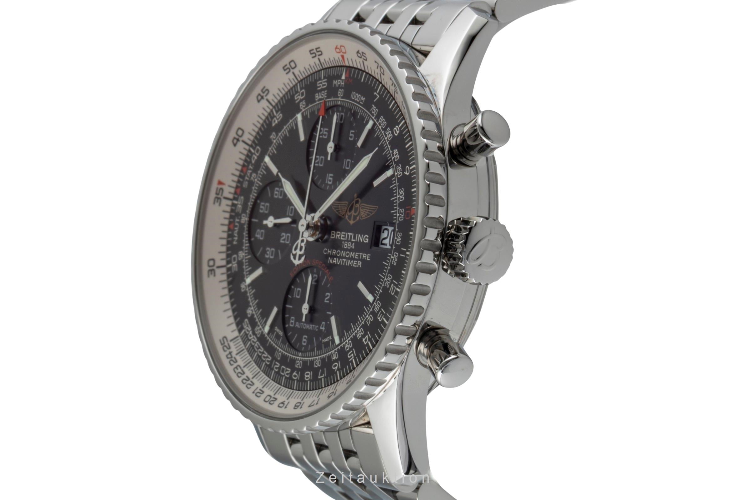 Breitling Navitimer Heritage chronograph steel automatic men's watch A1332412/BF27  [2601030]