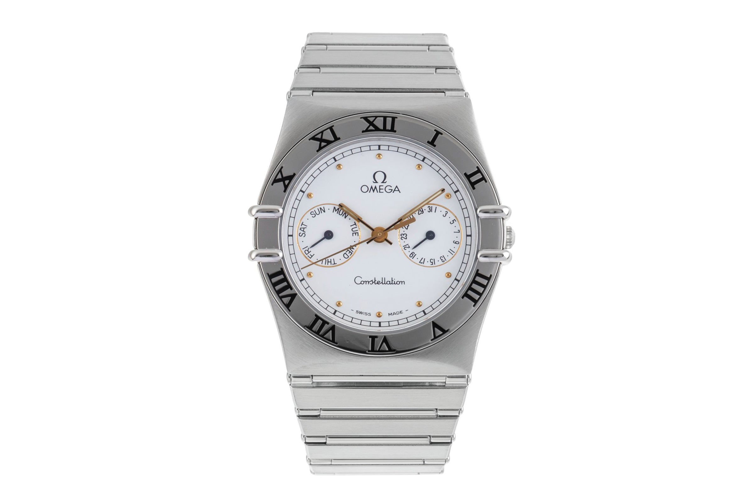 Omega Constellation Day-Date Stahl Quarz Herrenuhr 396.1070.1 396.1080.1  [2601031]