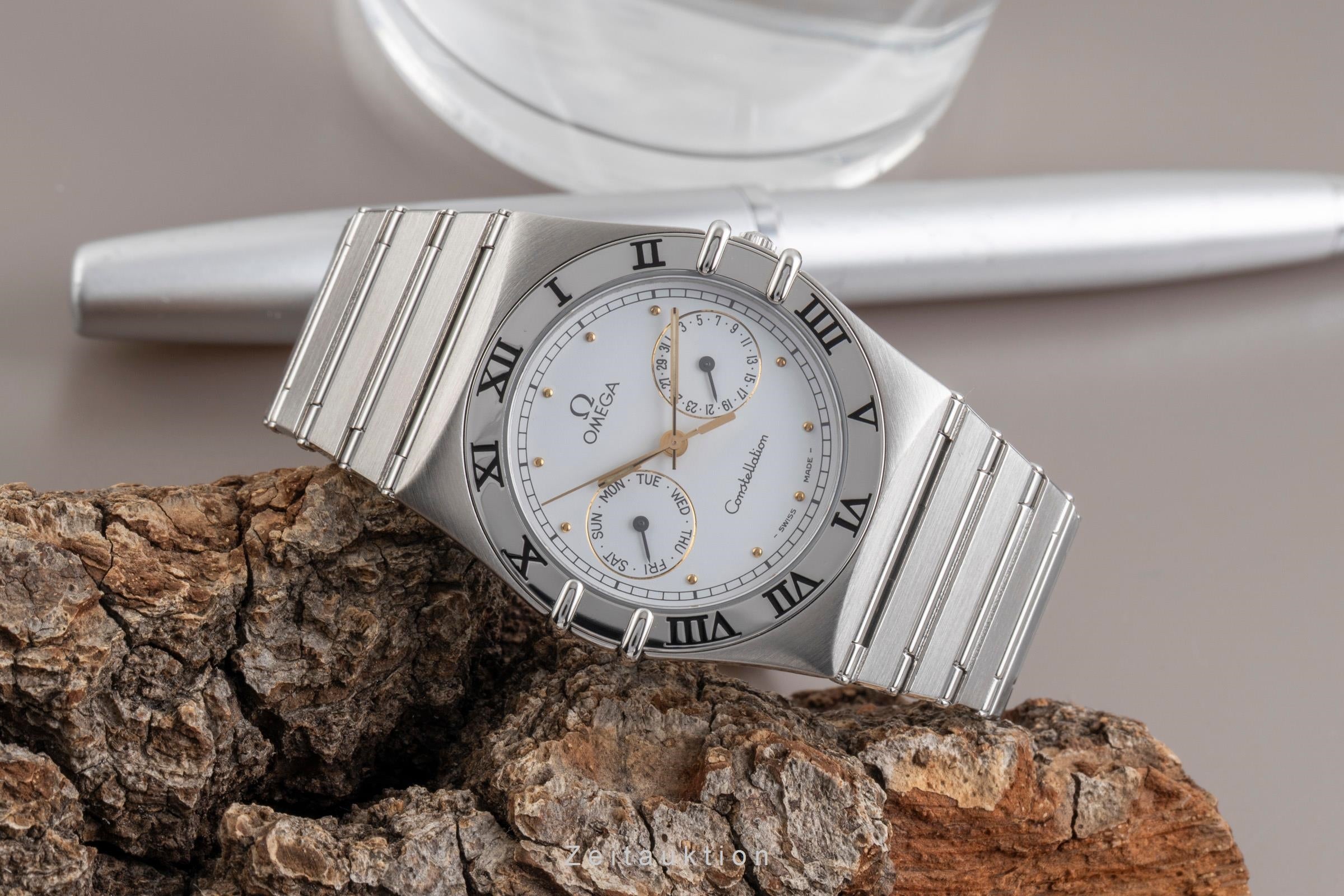 Omega Constellation acero cuarzo reloj para caballeros 396.1070,  396.1080  [2601031]