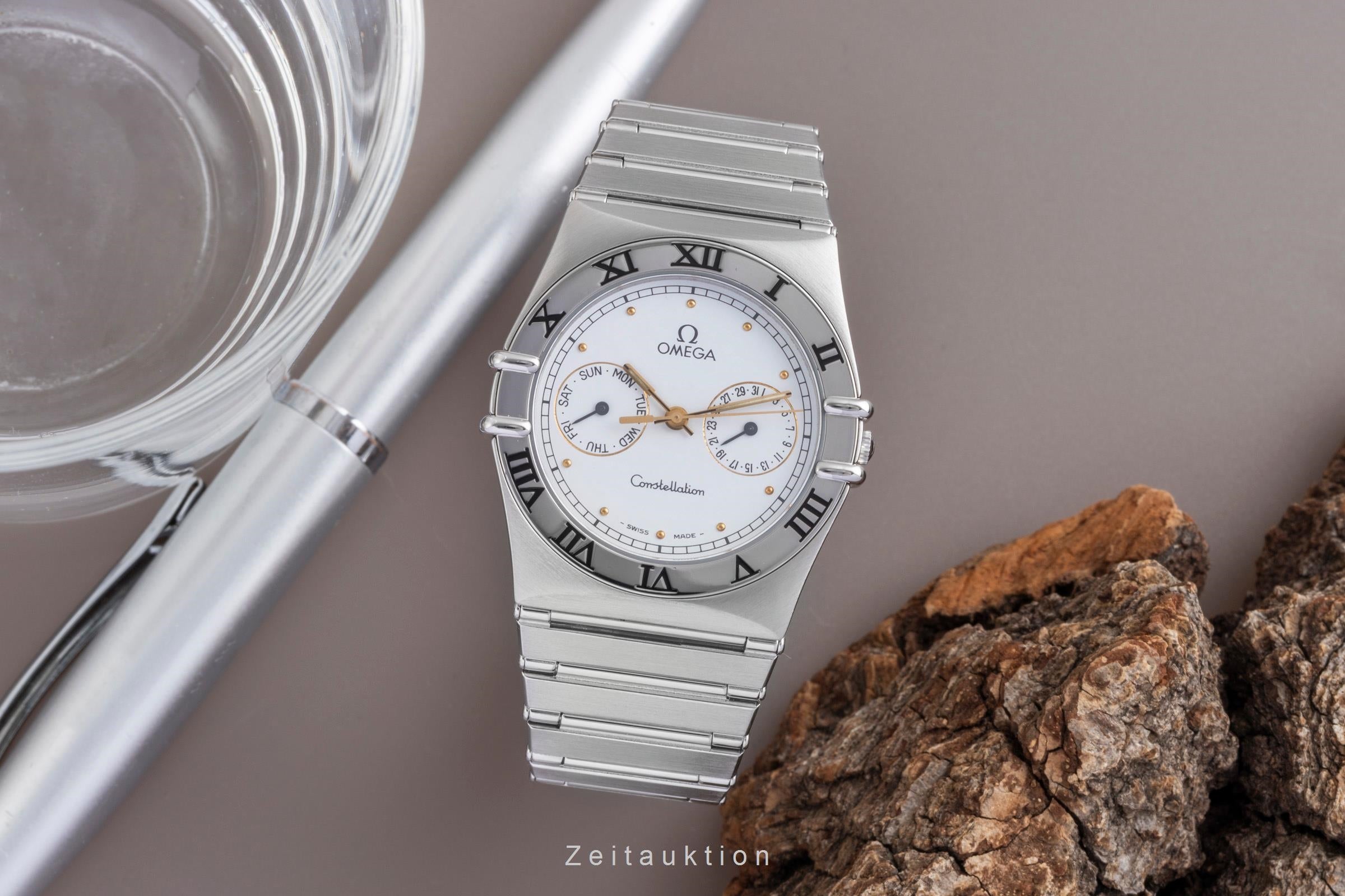 Omega Constellation acero cuarzo reloj para caballeros 396.1070,  396.1080  [2601031]