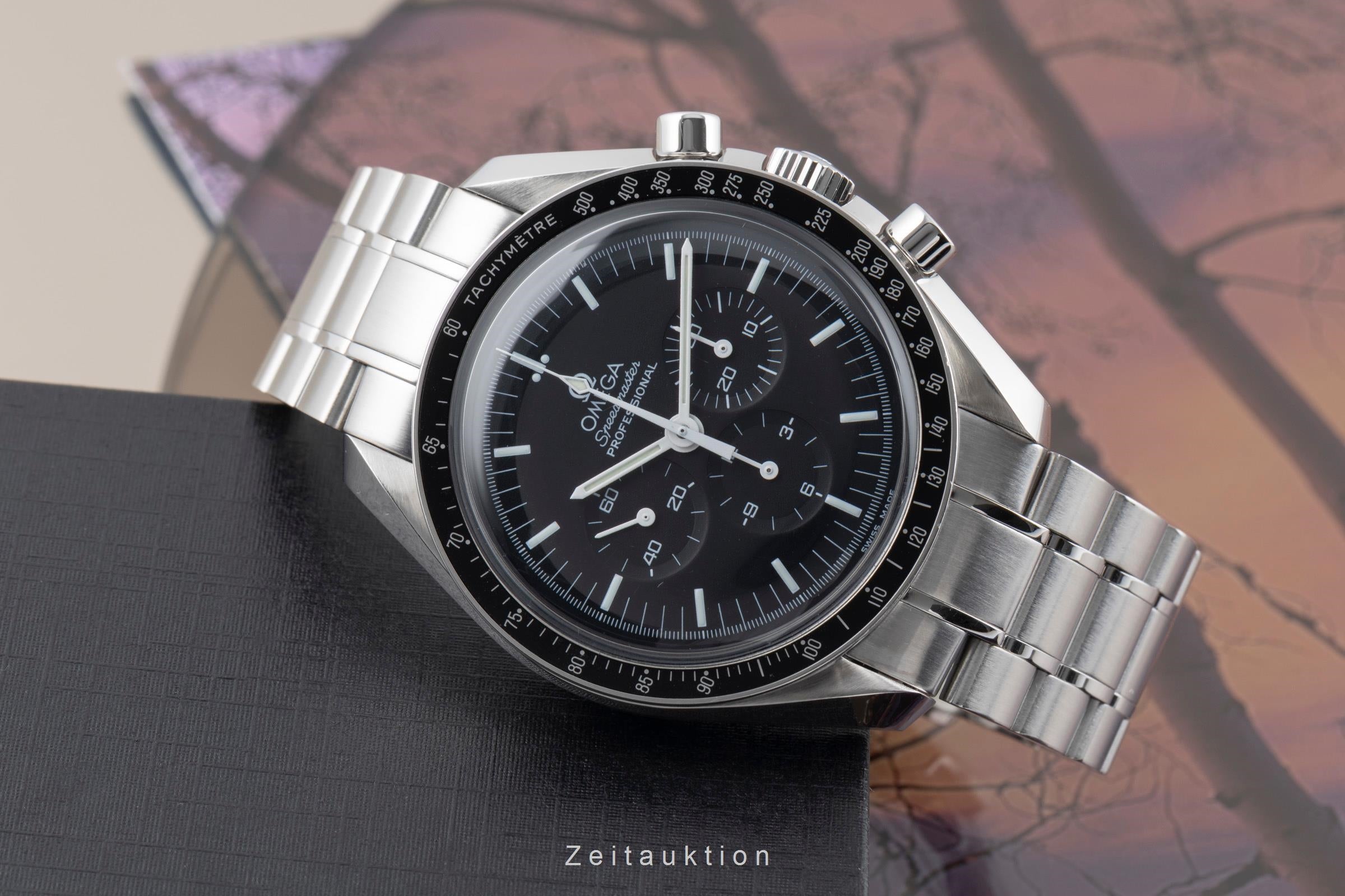 Omega Speedmaster Moonwatch cronografo acciaio carica manuale orologio da uomo 3870.50.31  [2601032]