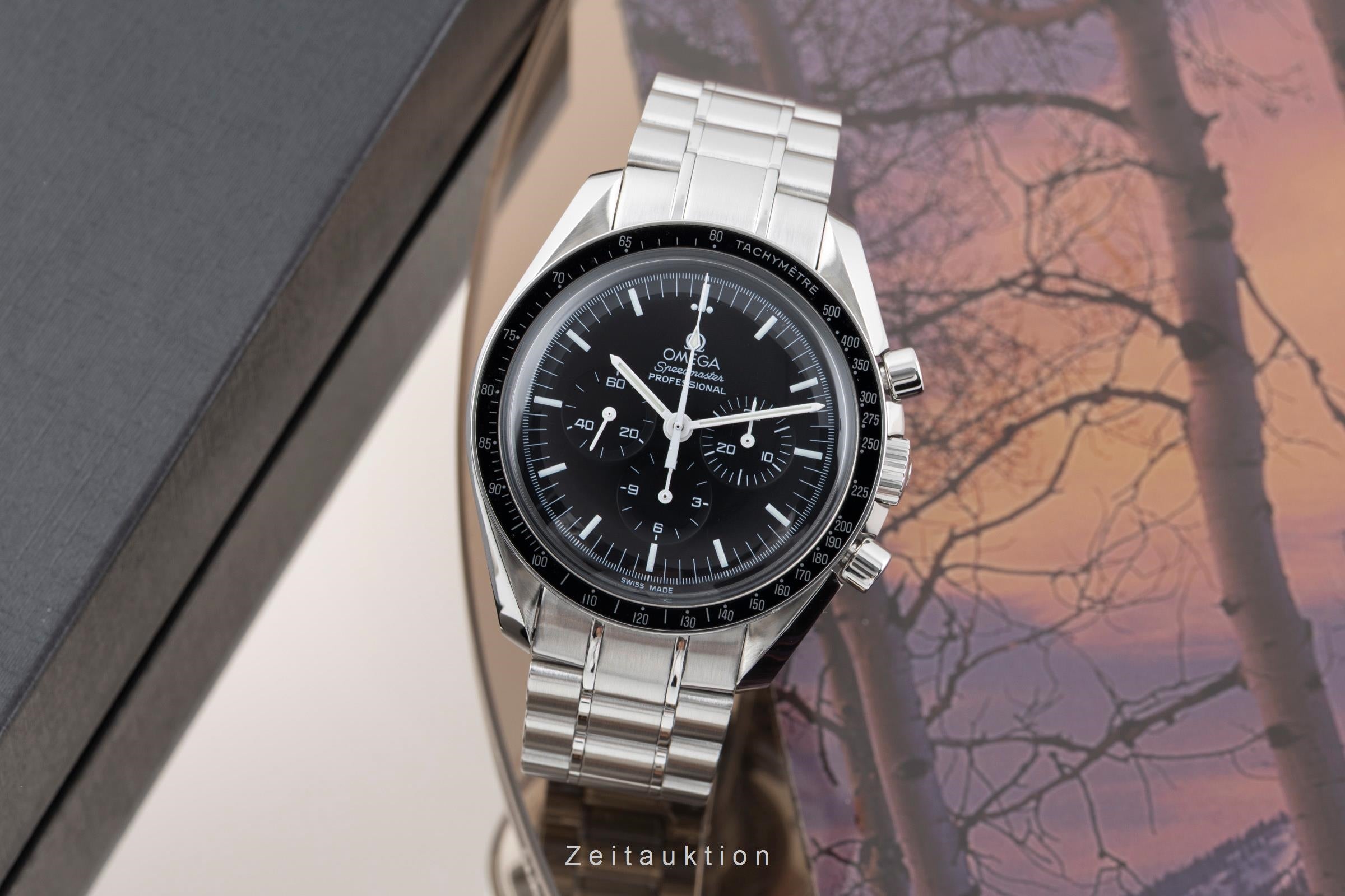 Omega Speedmaster Moonwatch cronografo acciaio carica manuale orologio da uomo 3870.50.31  [2601032]