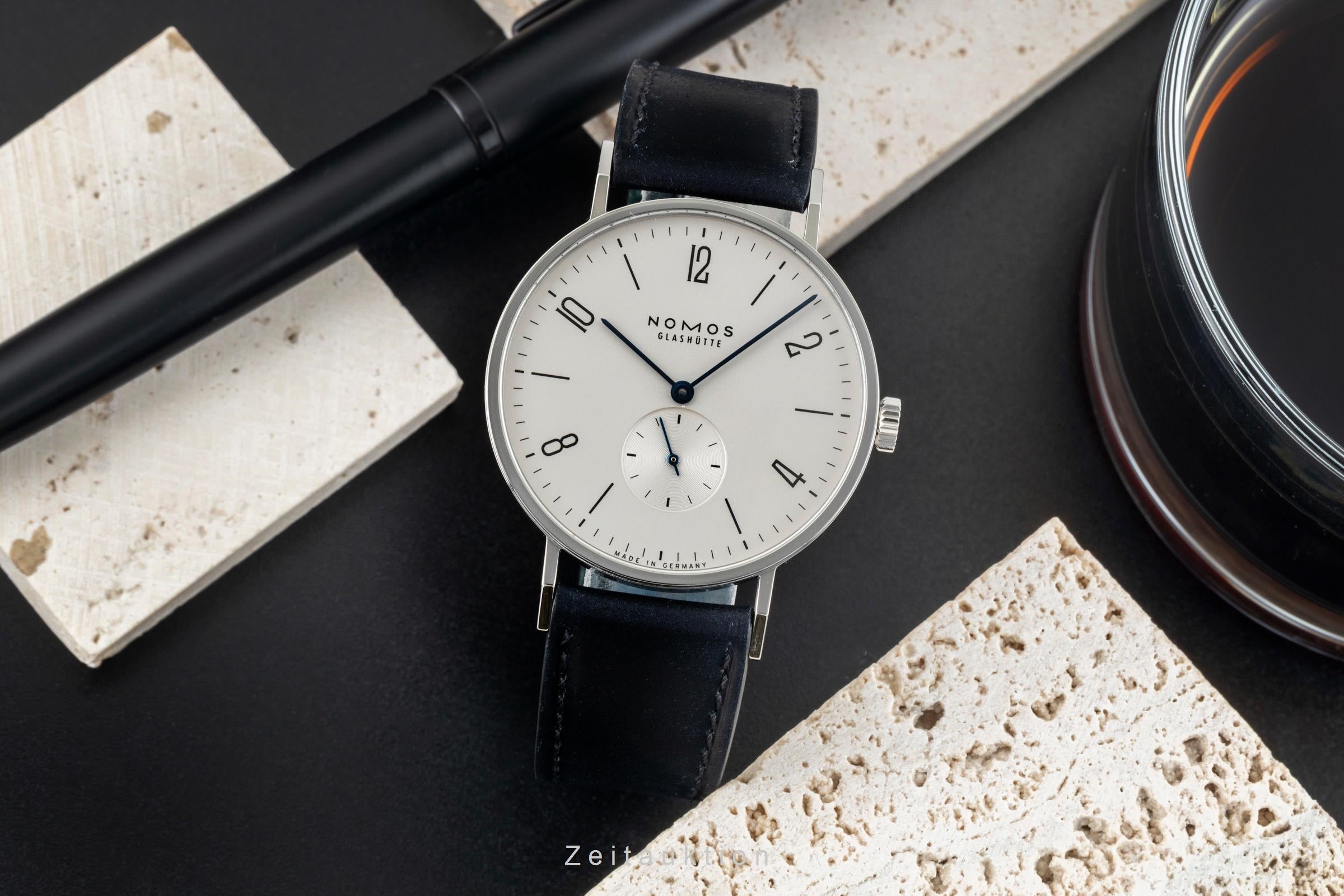 Nomos Tangente acero cuerda manual reloj para caballeros 165  [2601033]