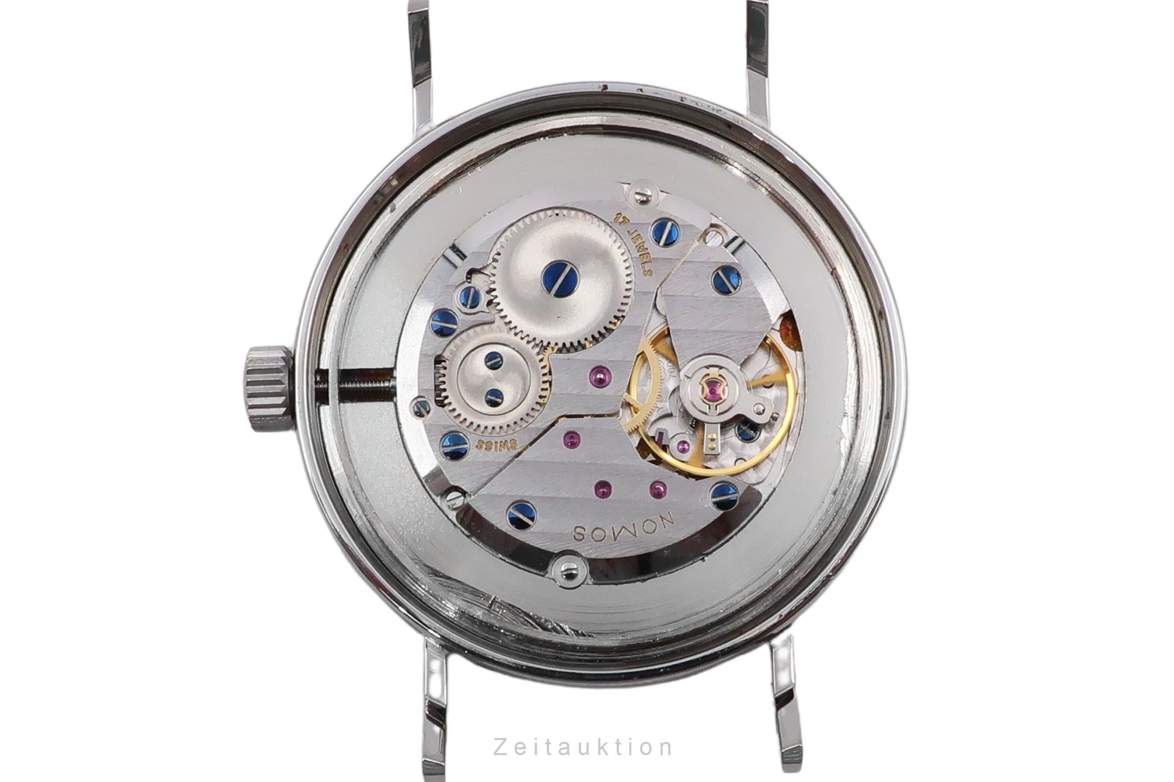 Nomos Tangente acciaio carica manuale orologio da uomo 101  [2601036]