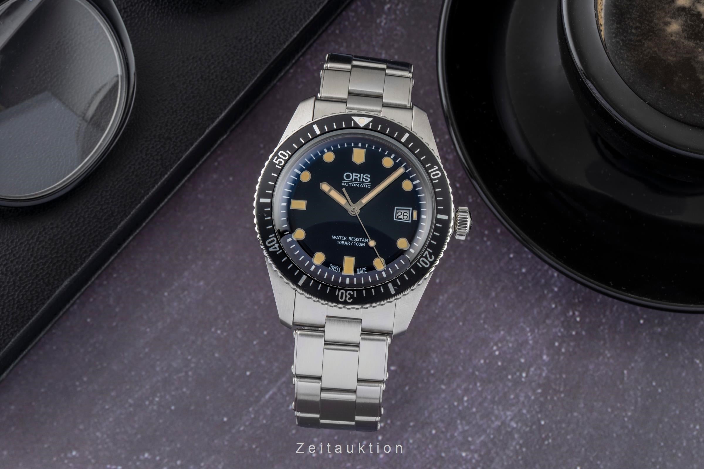 Oris Divers Sixty-Five Stahl Automatik Ref. 01 733 7720 4054-07 4 21 18 B&P 2023 [2601037]