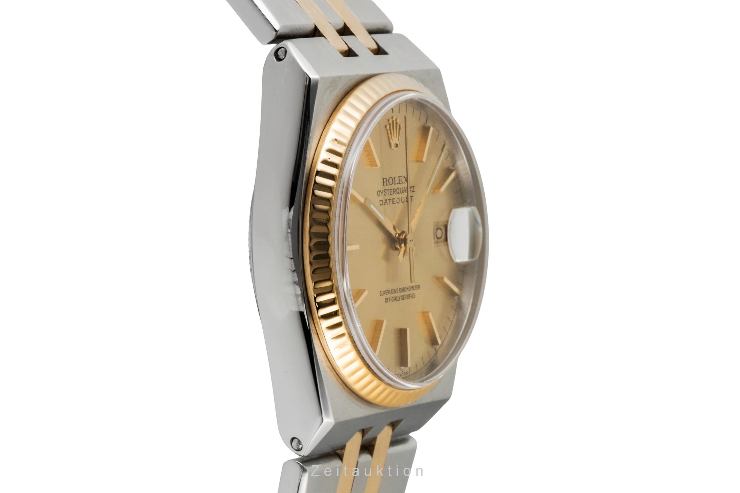 Rolex Datejust 36 Oysterquarz Stahl / Gold Quarz Herrenuhr Ref. 17013 Klassiker  [2601038]