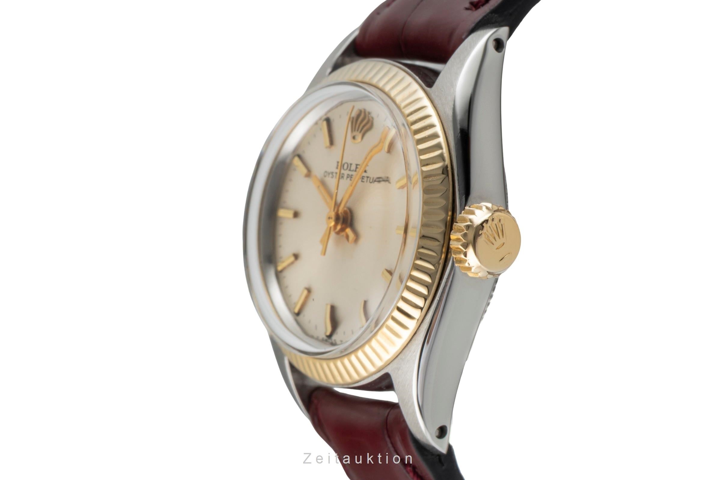 Rolex Oyster Perpetual steel / gold automatic women's watch 6619 Vintage  [2601040]