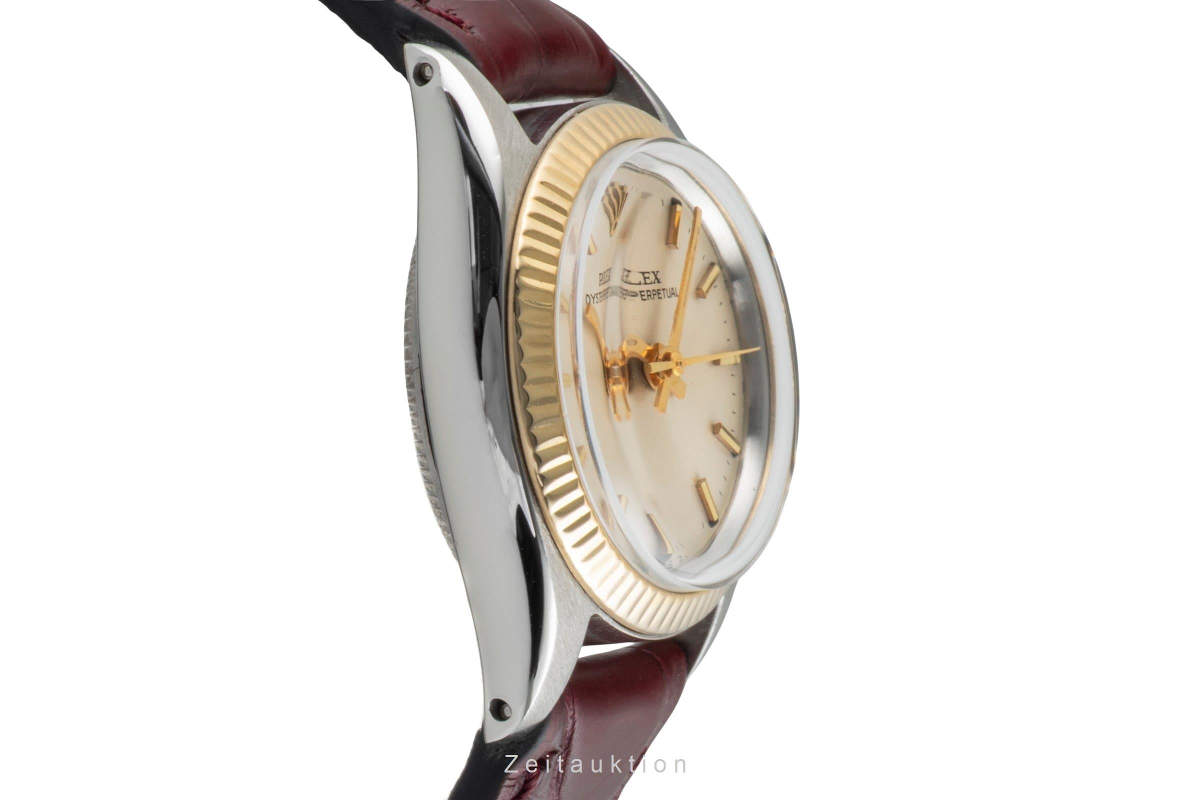 Rolex Oyster Perpetual steel / gold automatic women's watch 6619 Vintage  [2601040]