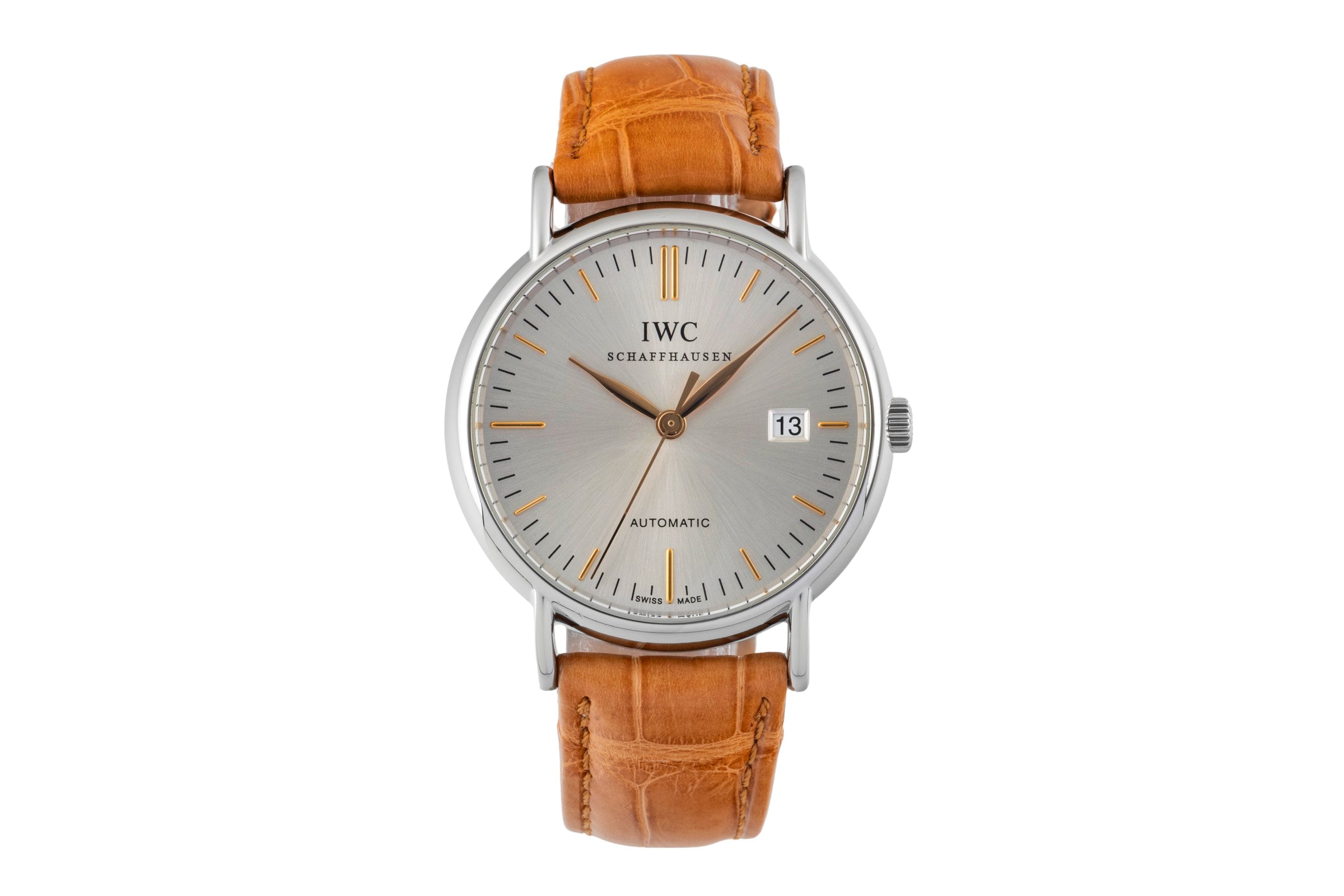 IWC Schaffhausen Portofino Automatik Datum Edelstahl Herrenuhr Ref. IW356303 [2601041]
