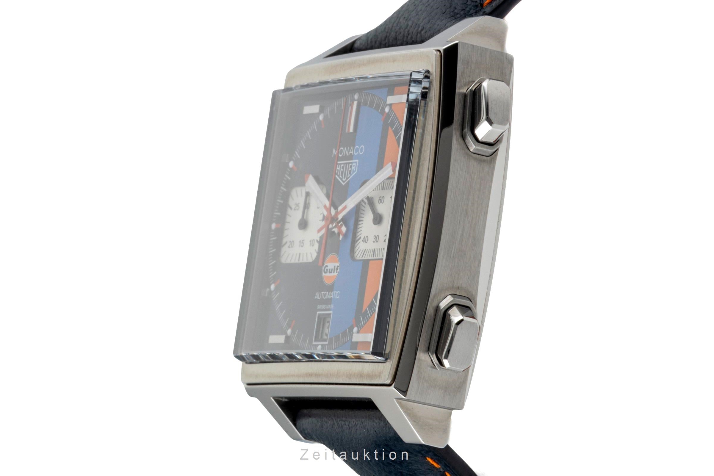 Tag Heuer Monaco chronograph steel automatic men's watch CAW211R.FC6401 LP: 8050EUR  [2601043]