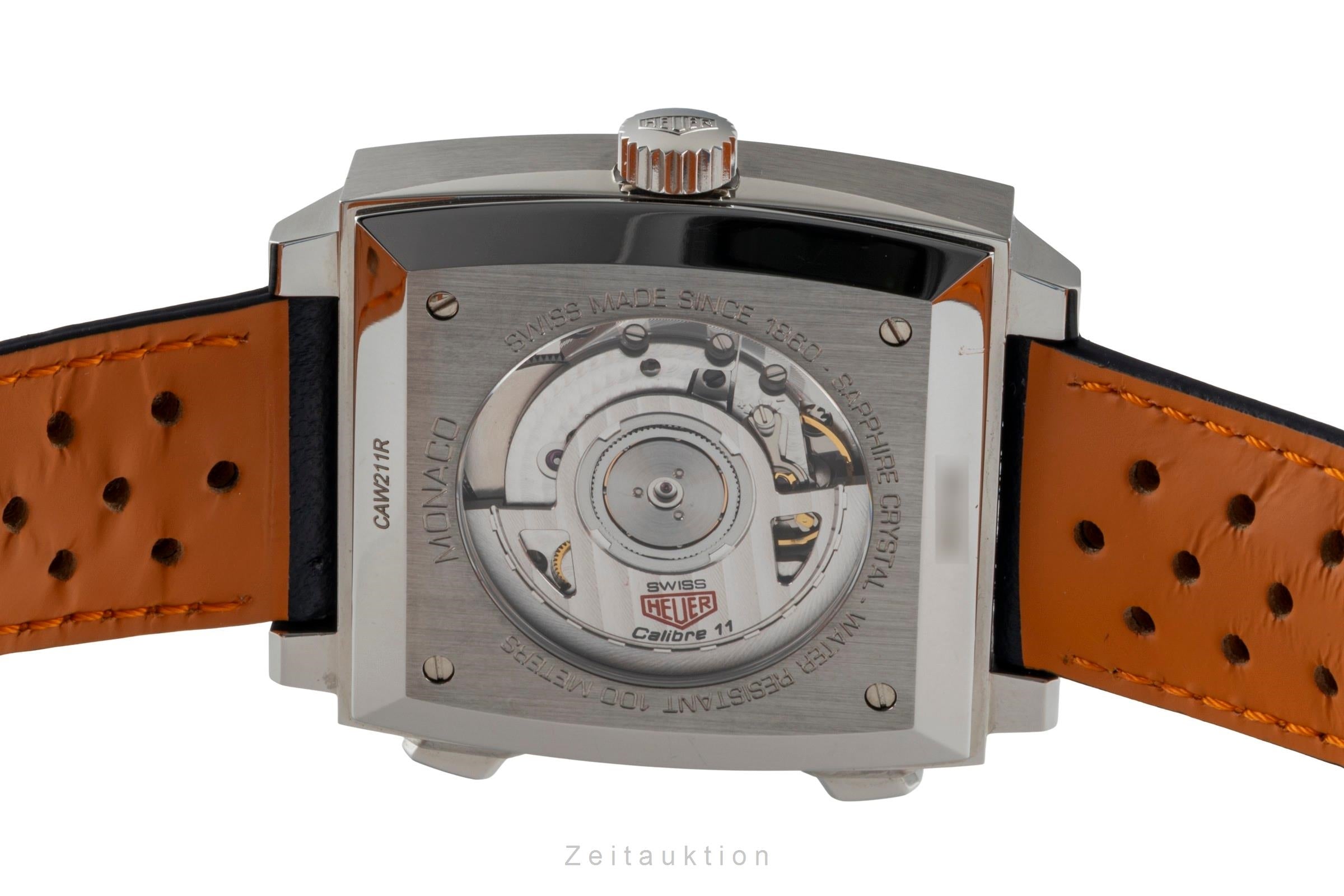 Tag Heuer Monaco chronograph steel automatic men's watch CAW211R.FC6401 LP: 8050EUR  [2601043]