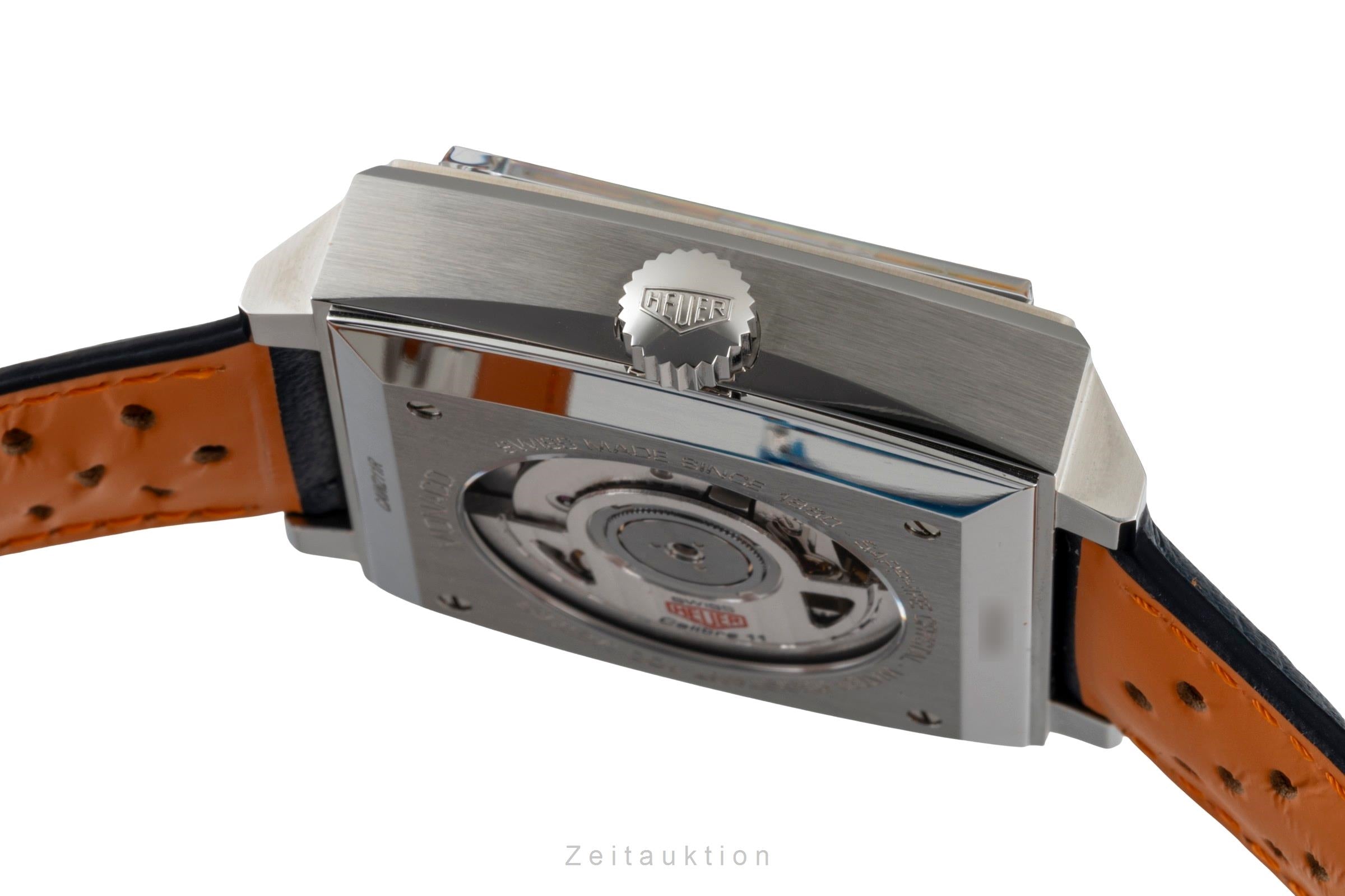 Tag Heuer Monaco chronograph steel automatic men's watch CAW211R.FC6401 LP: 8050EUR  [2601043]