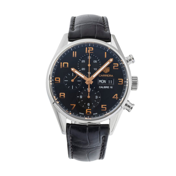 Tag Heuer Carrera Chronograph Stahl Automatik Herrenuhr Ref. CV2A1AB.FC6379 B&P [2601044]