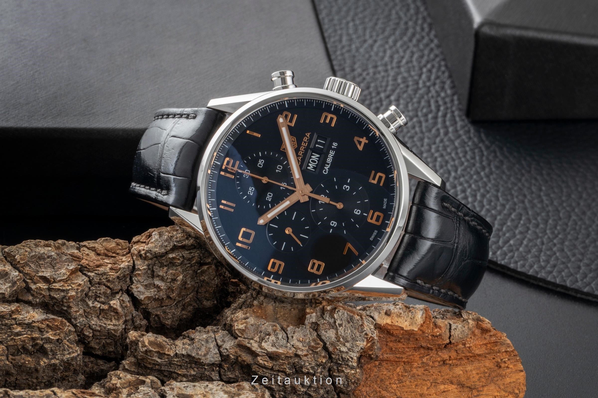 Tag Heuer Carrera Chronograph Stahl Automatik Herrenuhr Ref. CV2A1AB.FC6379 B&P [2601044]