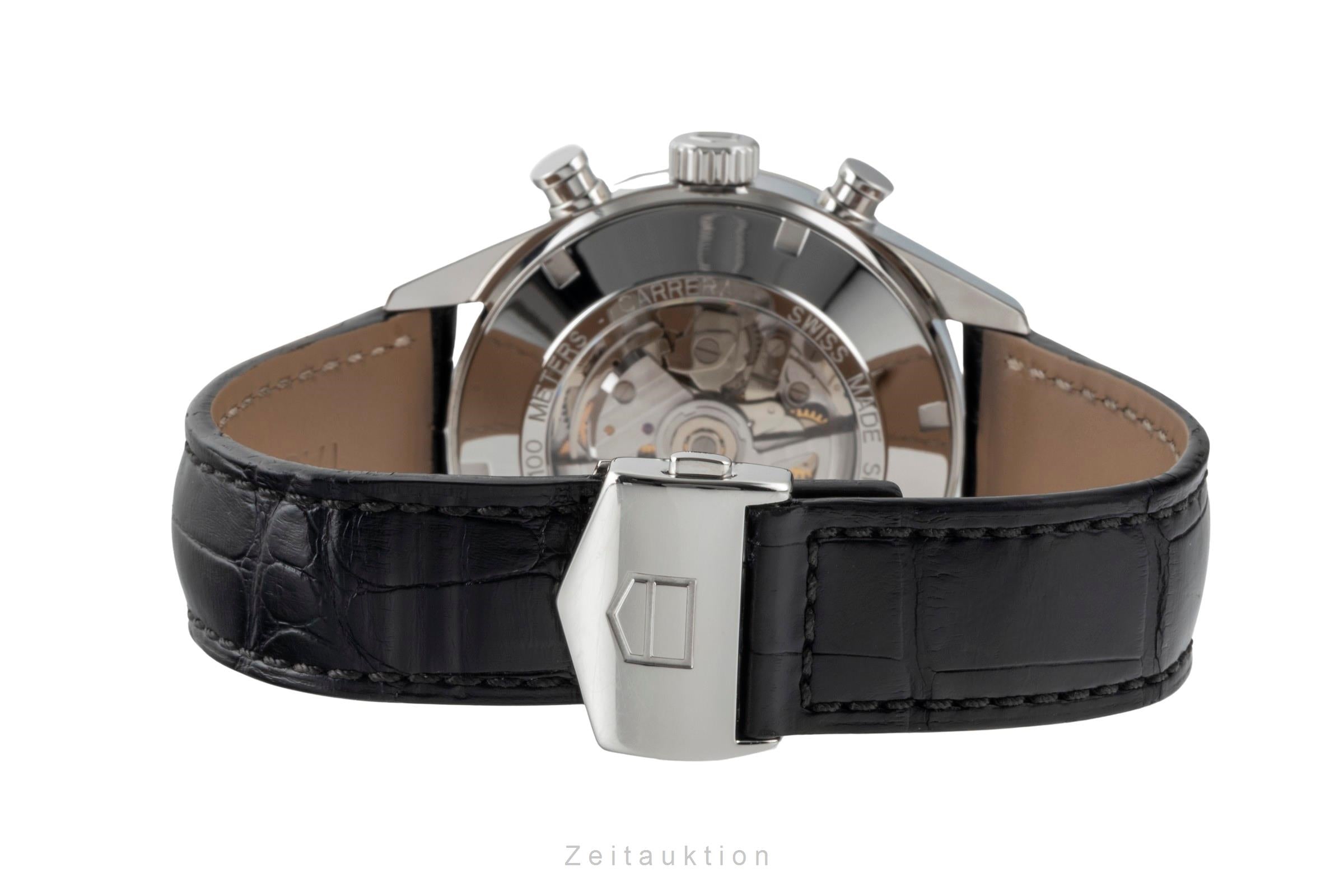 Tag Heuer Carrera Chronograph Stahl Automatik Herrenuhr Ref. CV2A1AB.FC6379 B&P [2601044]