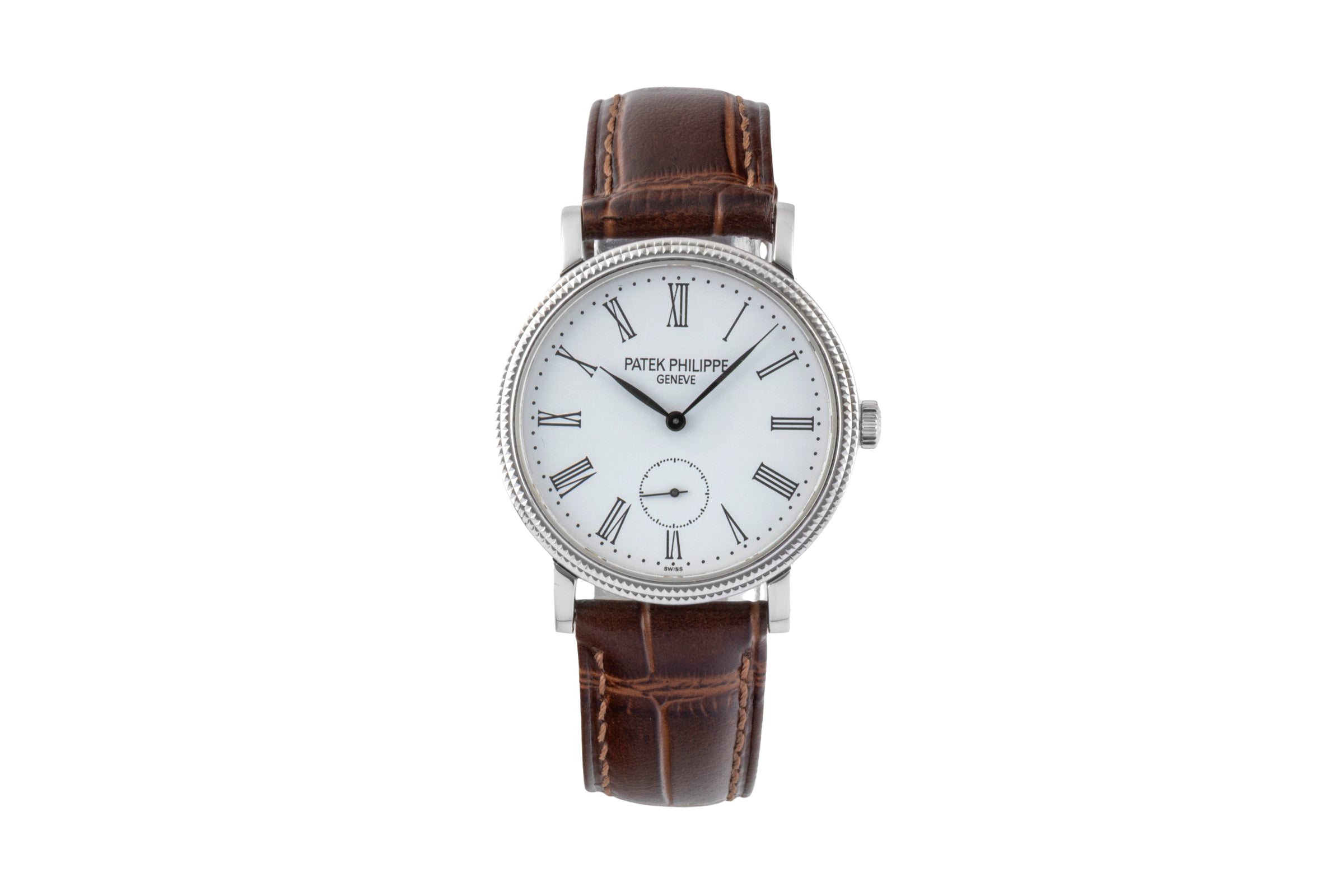 Patek Philippe Calatrava oro blanco de 18 quilates cuerda manual unisex 7119/1  [2601045]